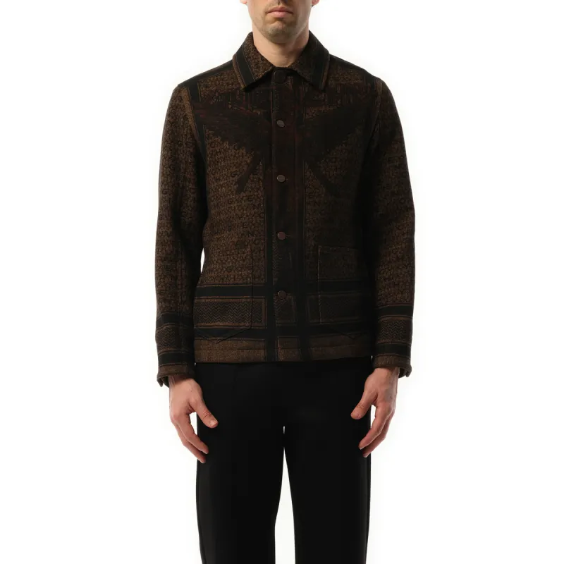 Jacket in Multicolour Brown sold by MARAIS