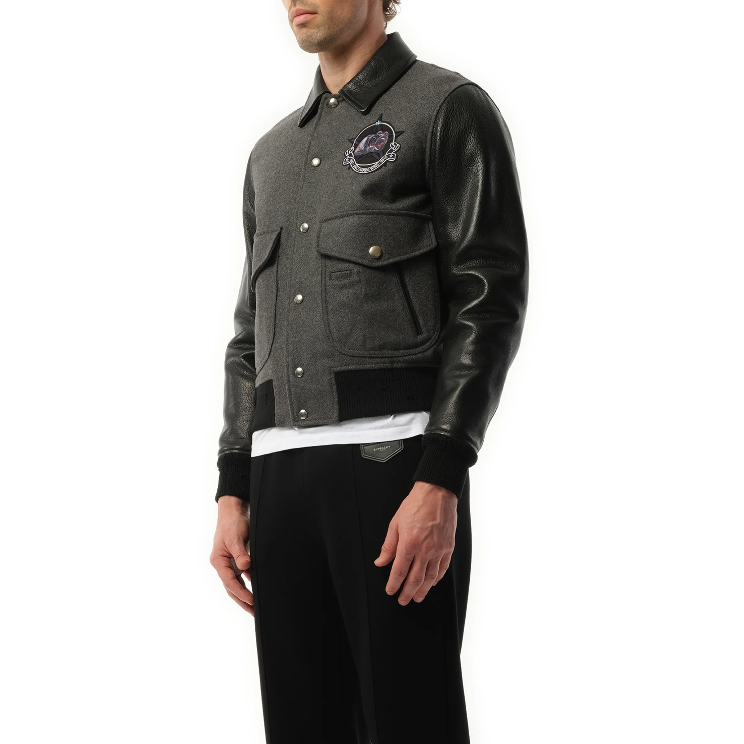 Leather Jacket in Black sold by MARAIS product image thumbnail 5
