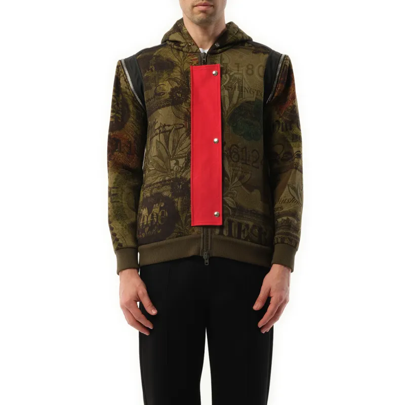 Podium Dollar Hoodie in Khaki sold by MARAIS