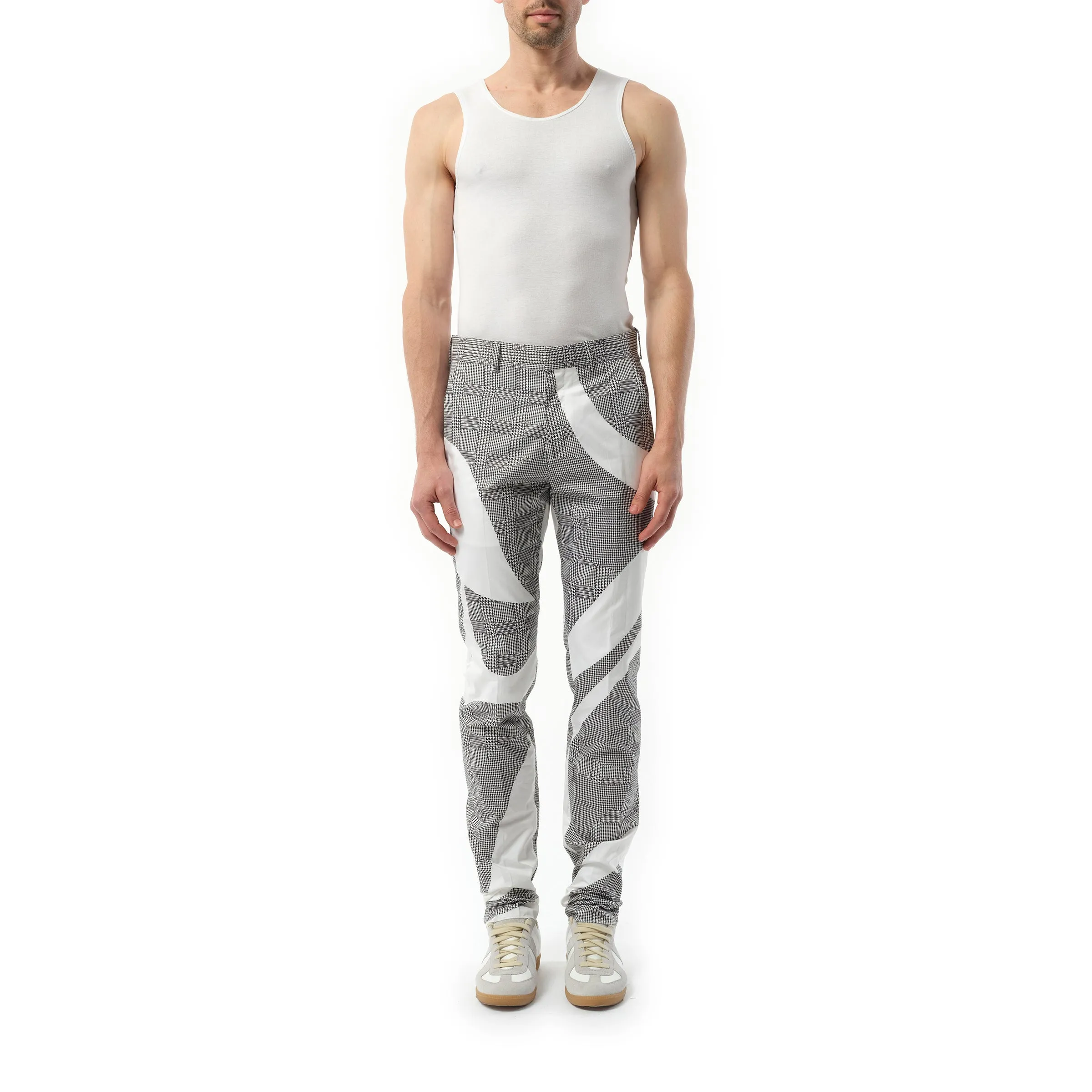 Pants in White/Black sold by MARAIS product image thumbnail 4
