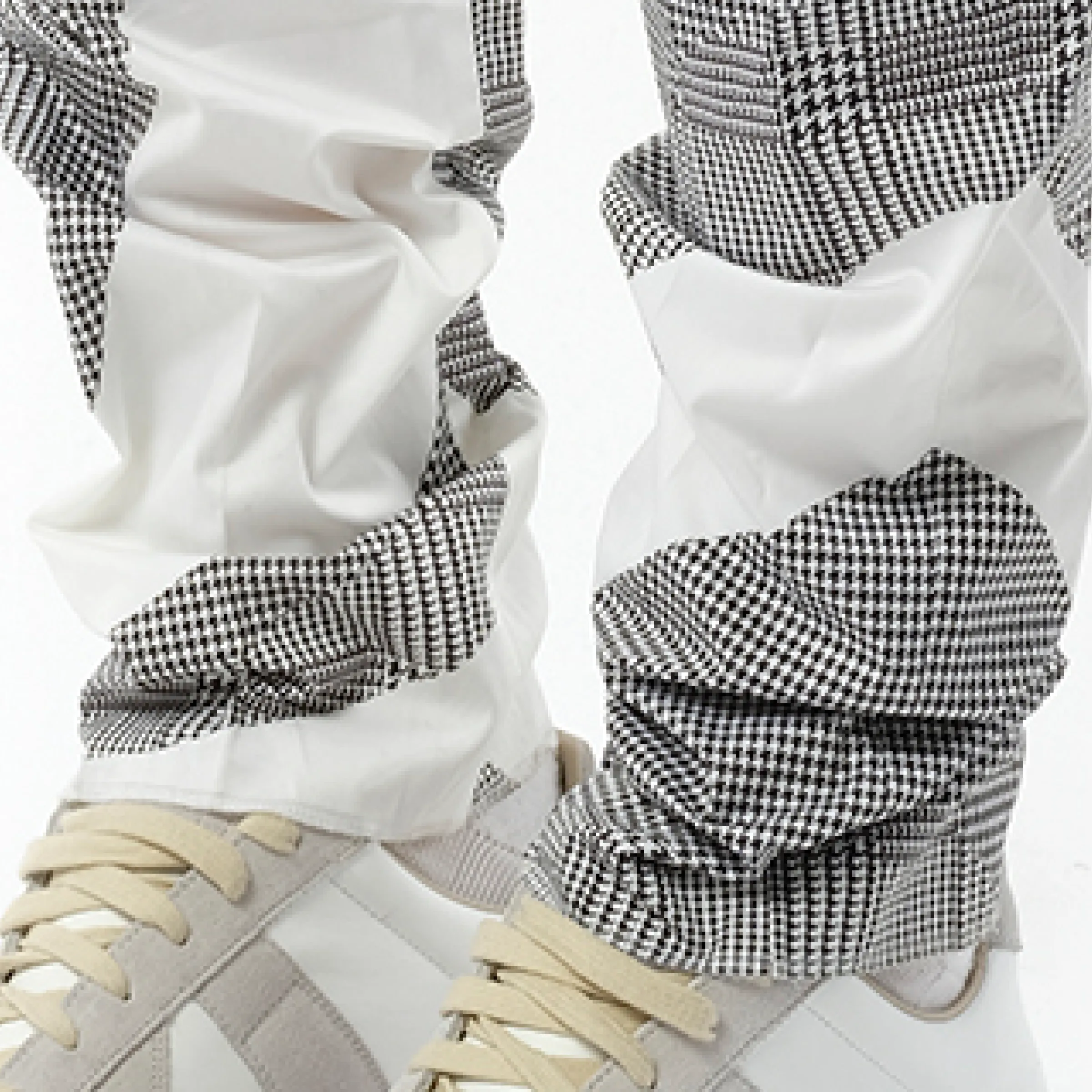 Pants in White/Black sold by MARAIS product image thumbnail 2