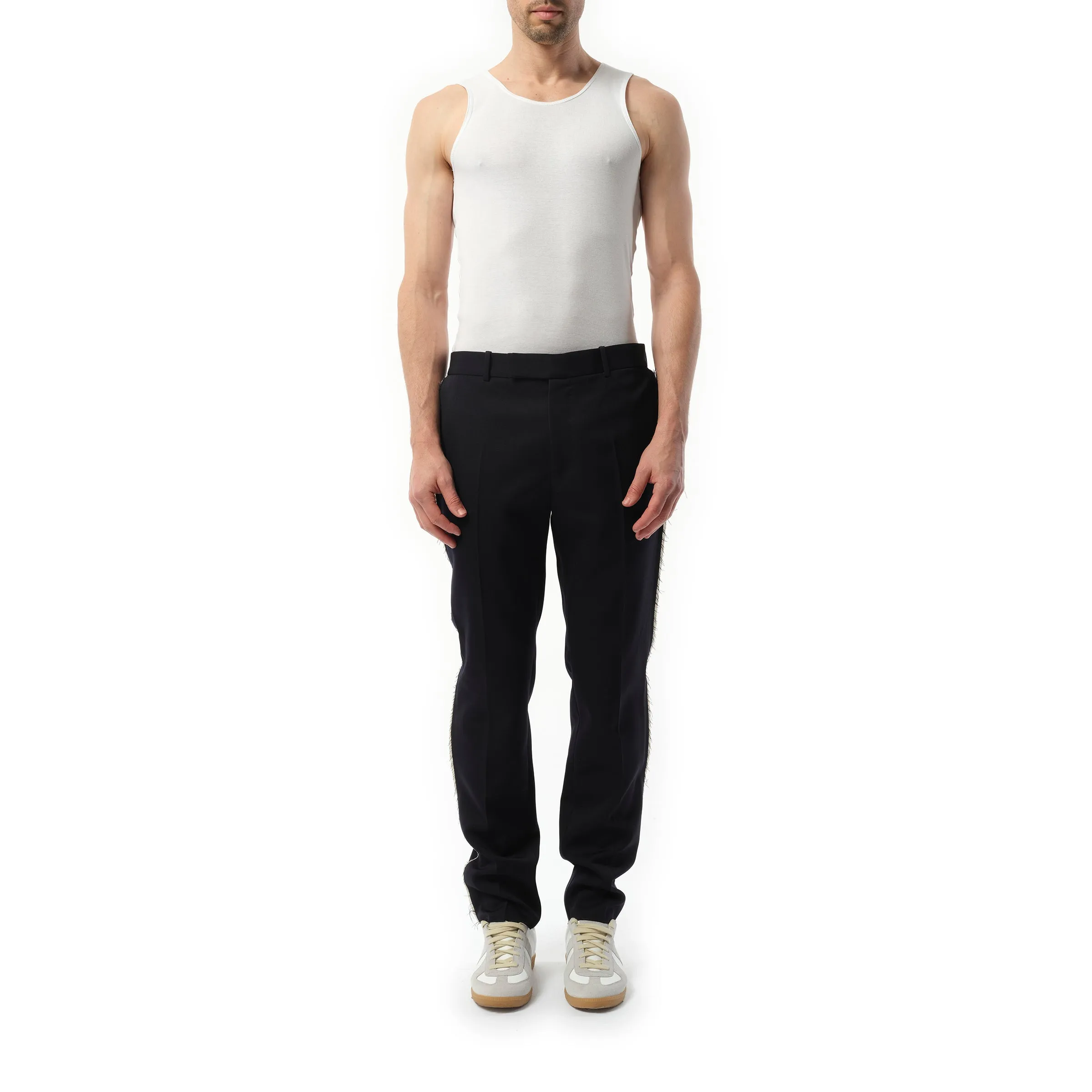 Slim Cut Pants in Navy sold by MARAIS product image thumbnail 4