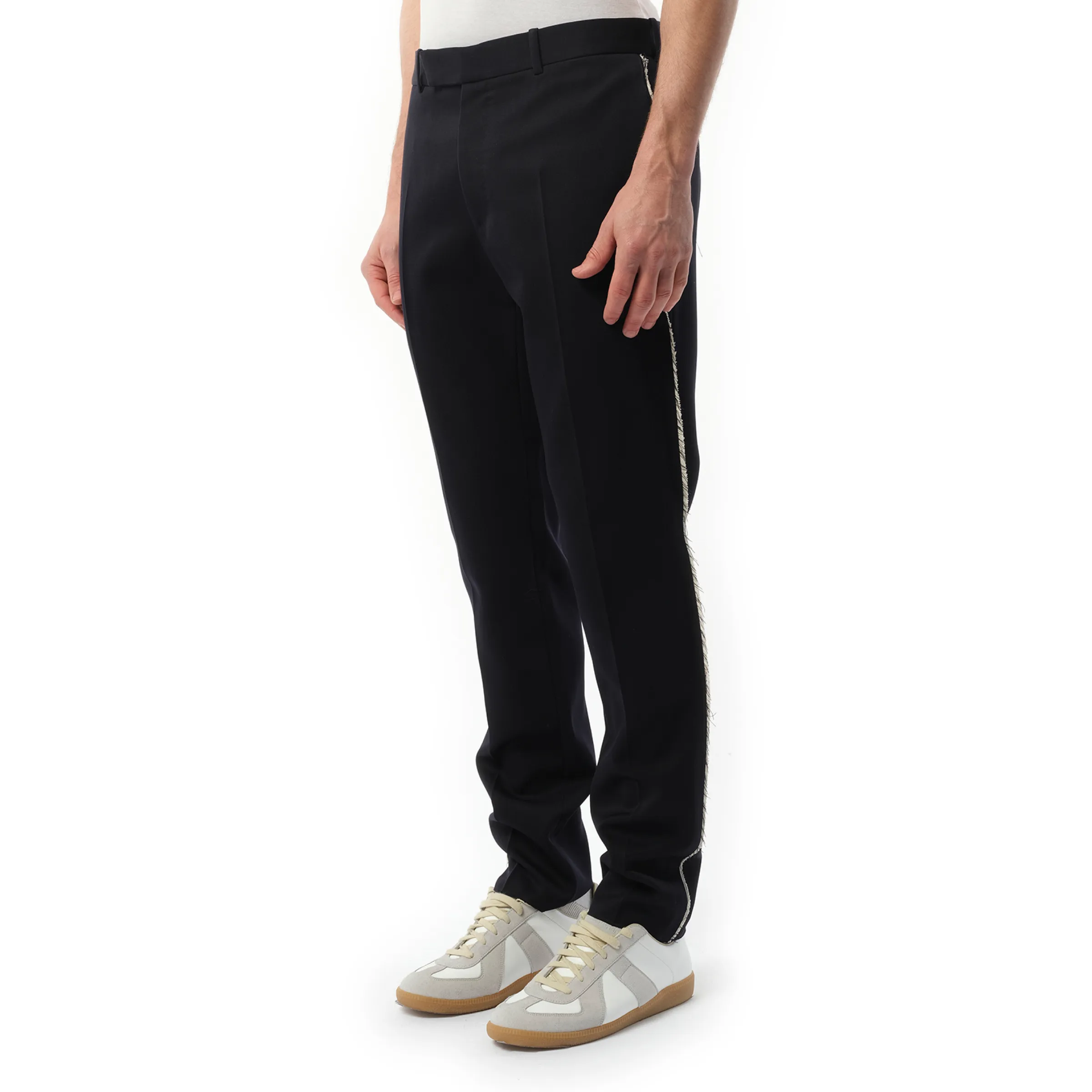 Slim Cut Pants in Navy sold by MARAIS product image thumbnail 5