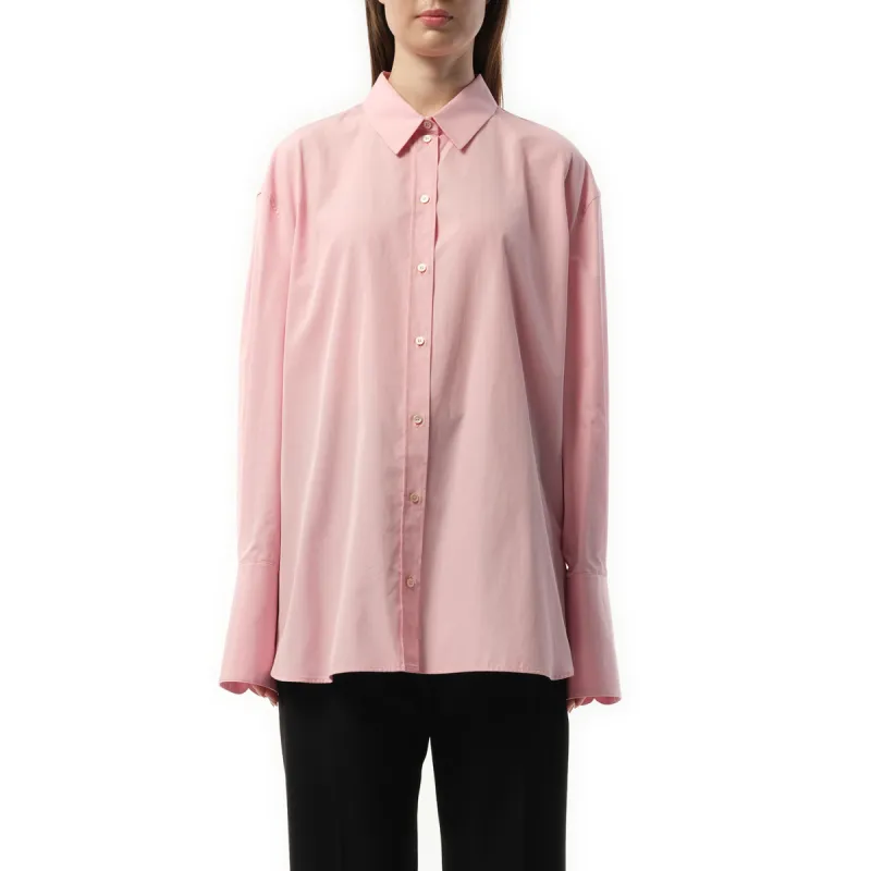 Cotton Shirt in Pink made by Alexander McQueen