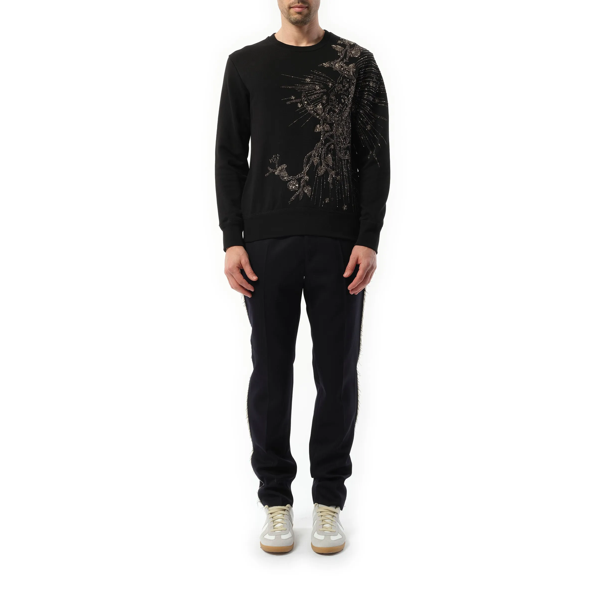 Emb Sweatshirt in Black sold by MARAIS product image thumbnail 4
