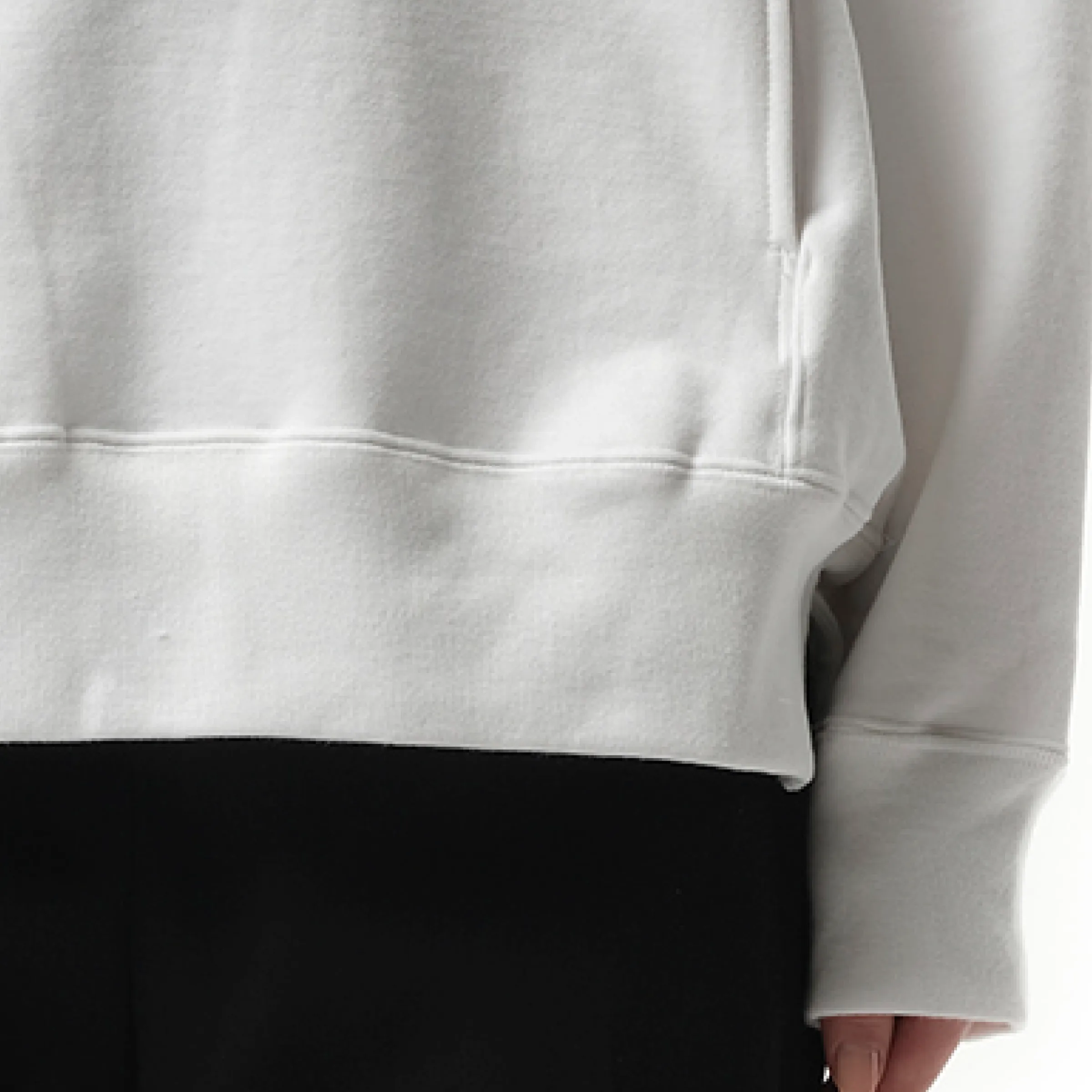 Hoodie in White sold by MARAIS product image thumbnail 3