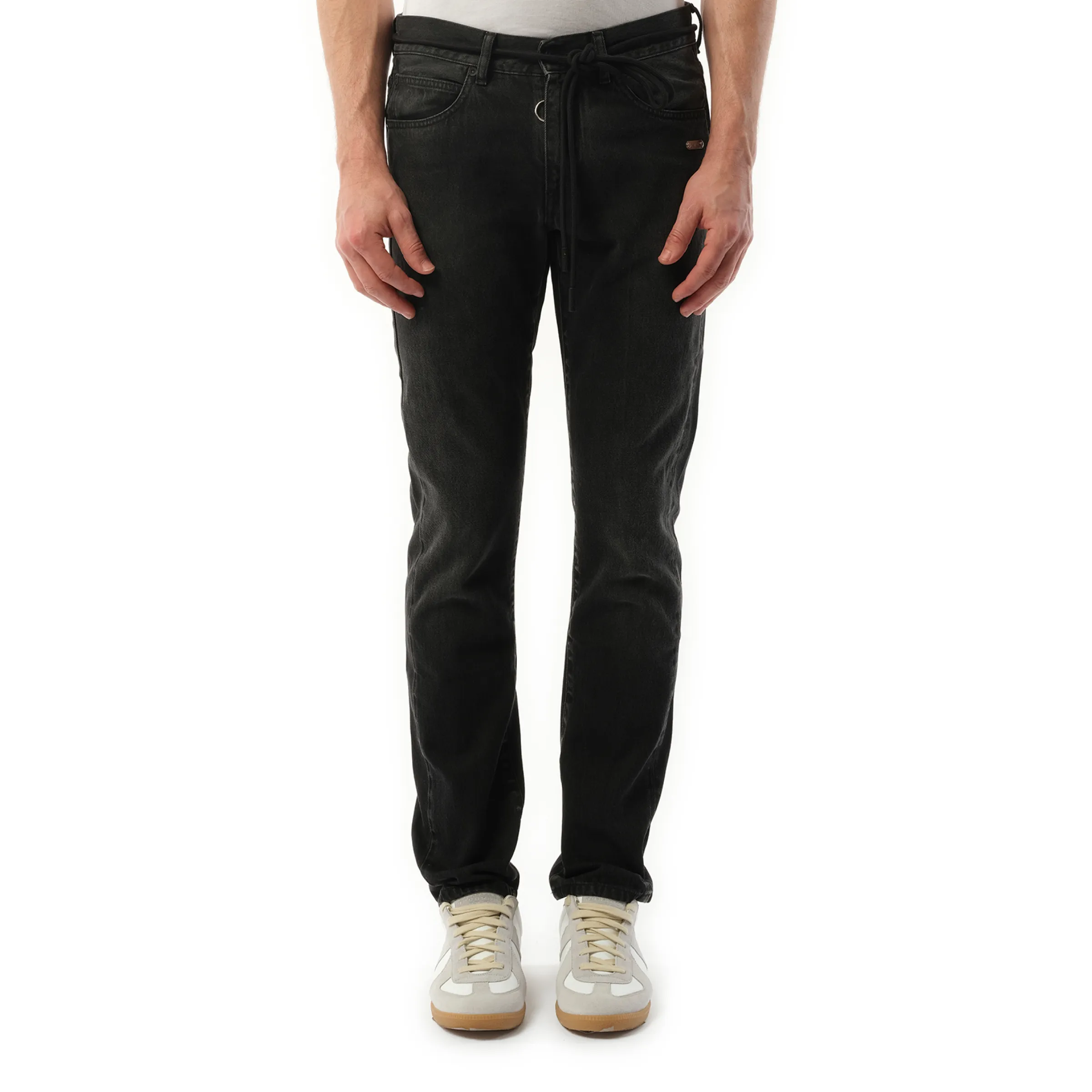 Slim Back Dart Jeans in Grey sold by MARAIS