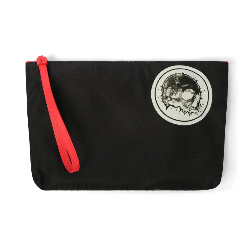 Skull Zip Pouch in Multicolor sold by MARAIS