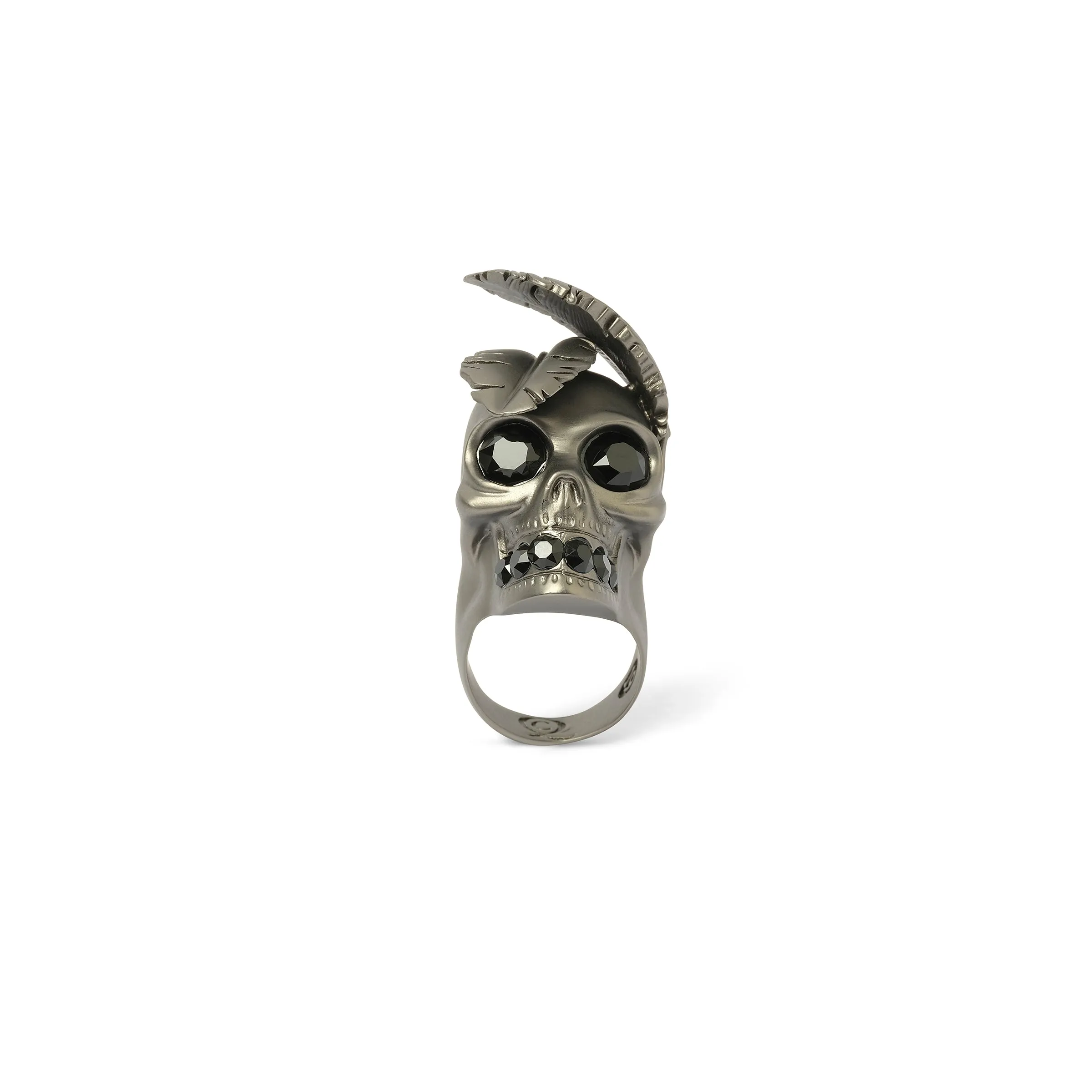 Feather Skull Ring in 1076 sold by MARAIS