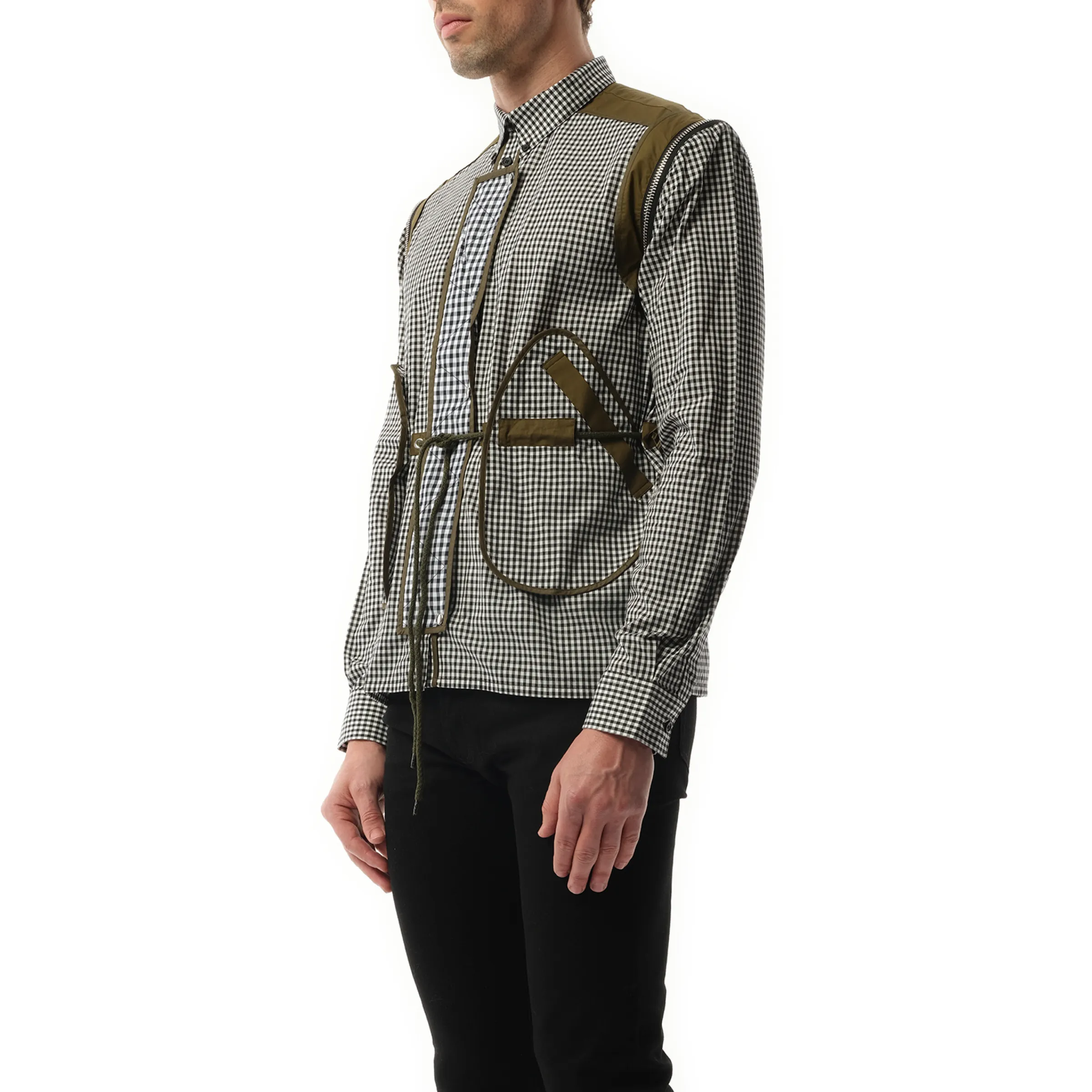 Podium Pocket Shirt in Black sold by MARAIS product image thumbnail 5