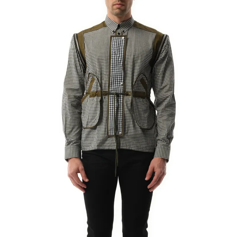 Podium Pocket Shirt in Black sold by MARAIS