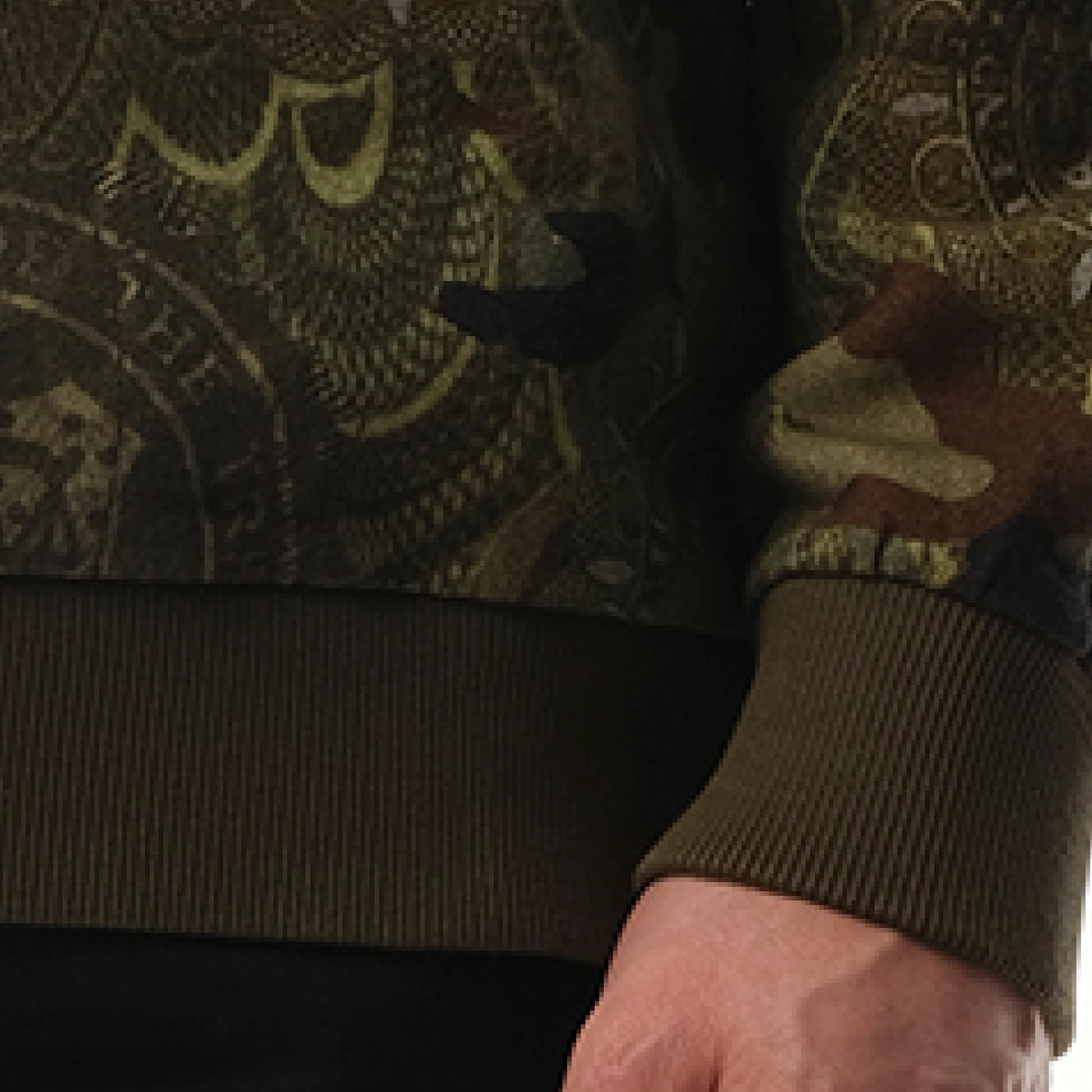 Podium Dollar Sweatshirt in Khaki sold by MARAIS product image thumbnail 3