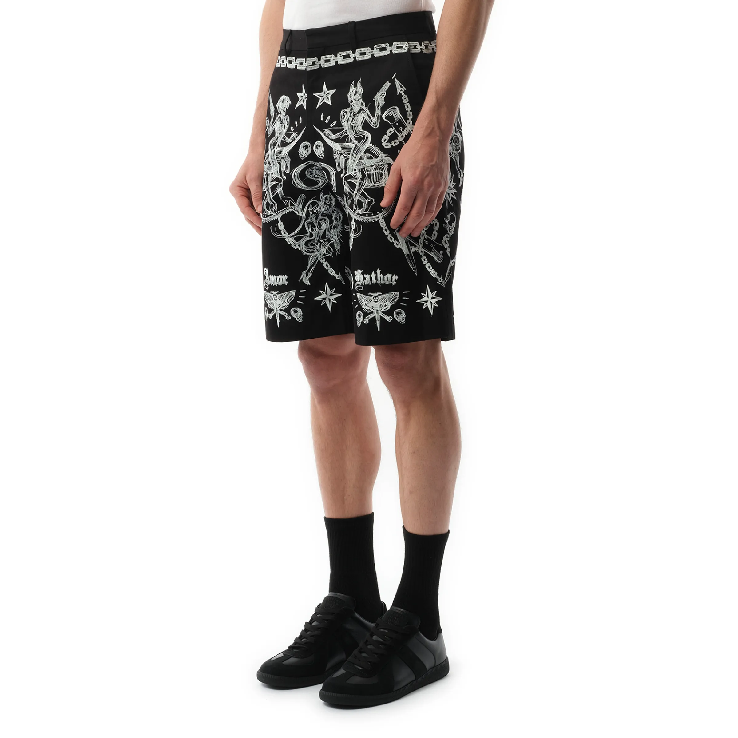 Tattoo Bermuda in Black sold by MARAIS product image thumbnail 5