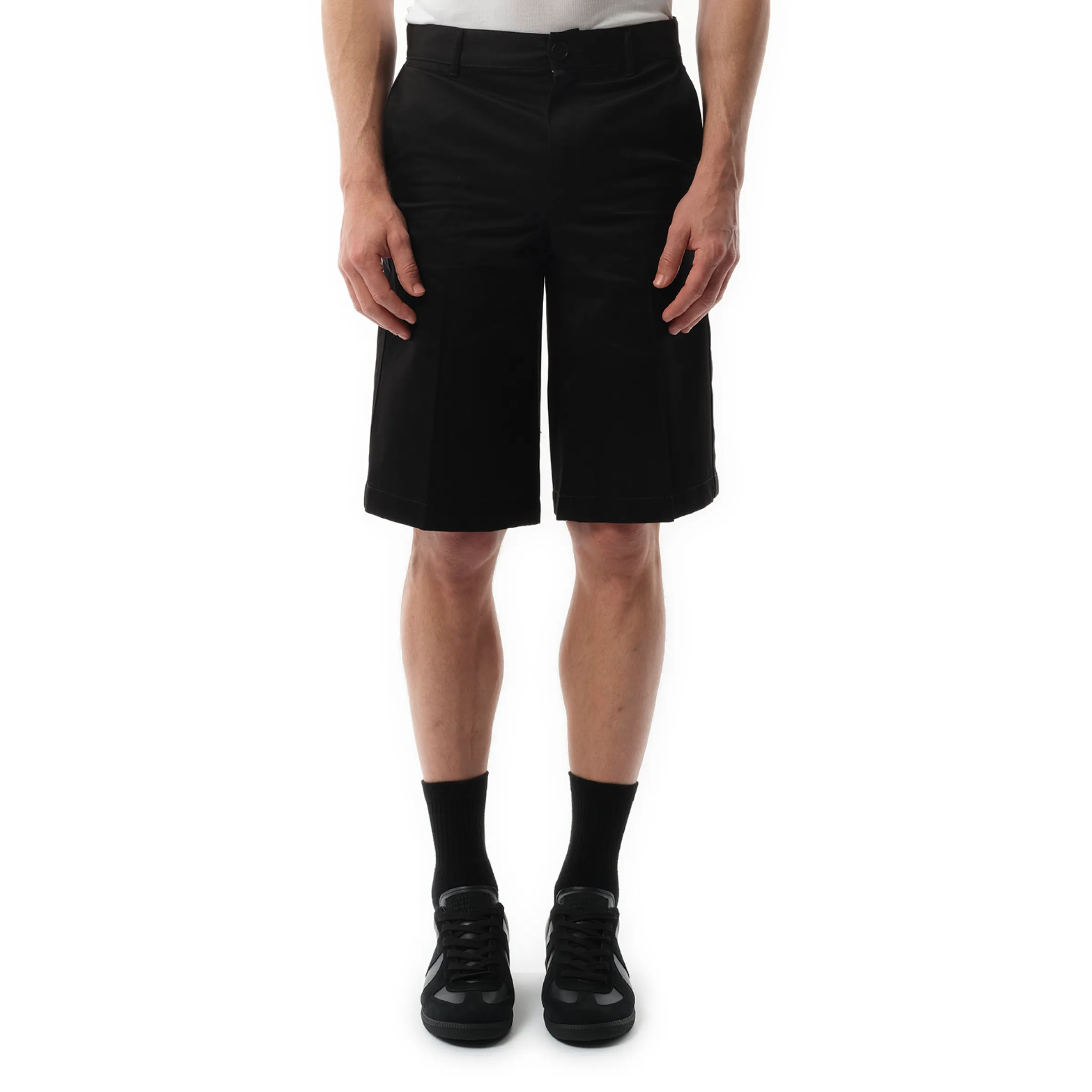 Chino Star Bermuda in Black sold by MARAIS