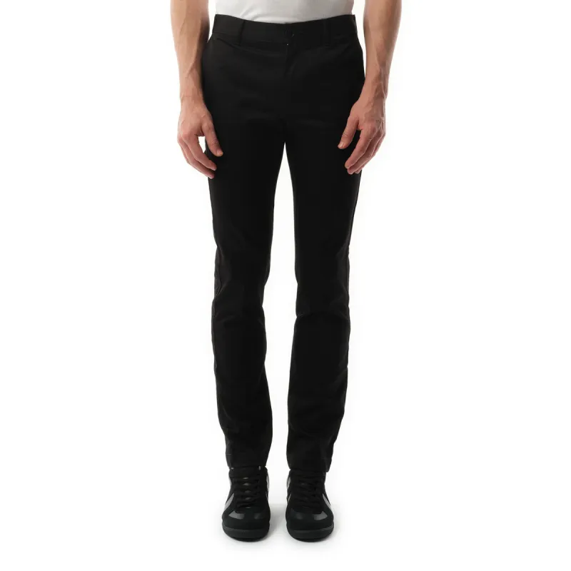 Chino Stars Sided Pants in Black sold by MARAIS