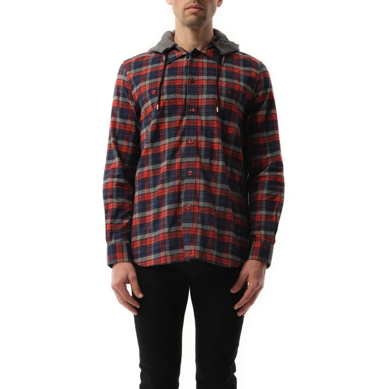 Hoody Shirt in Red sold by MARAIS