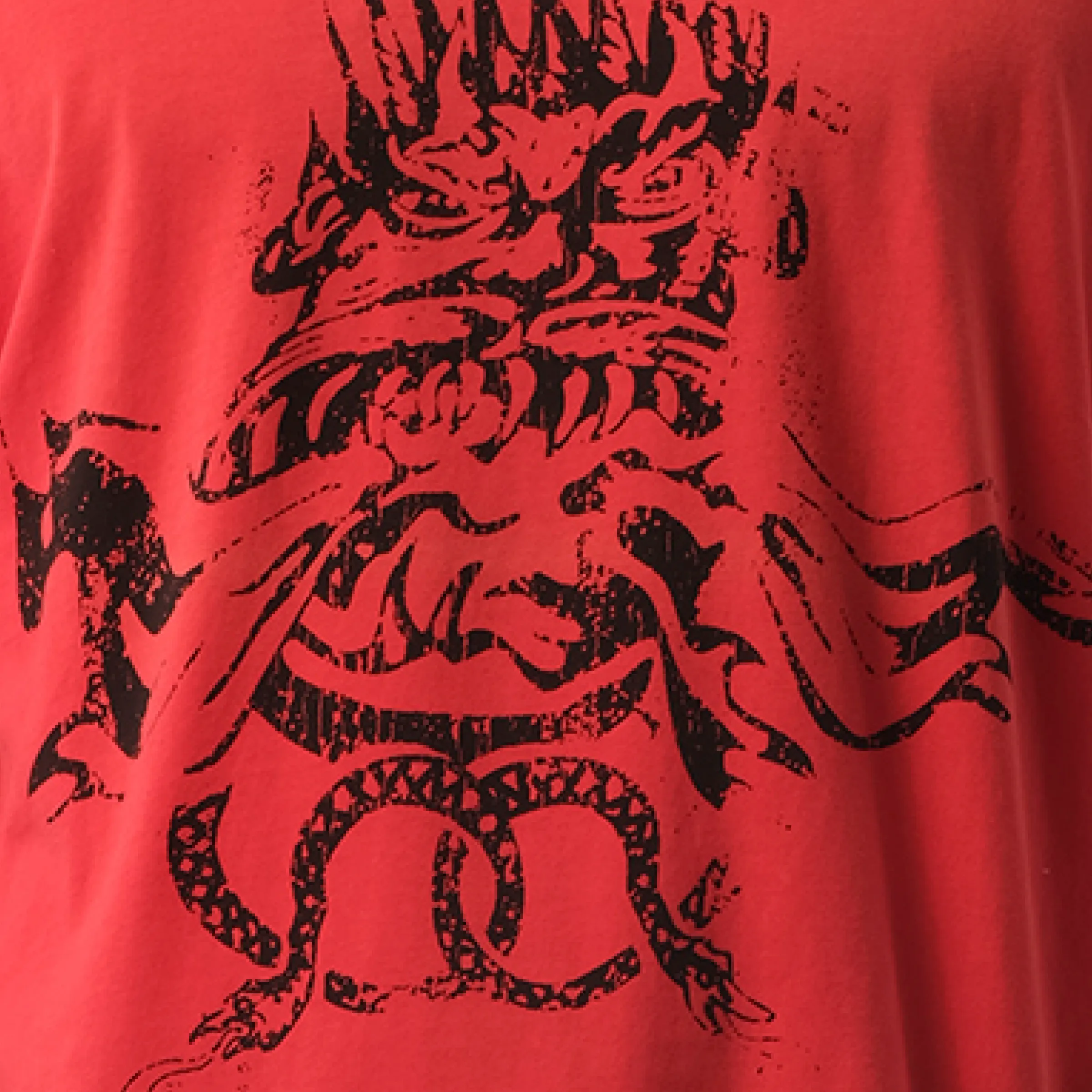 4G Snake Oversize T-Shirt in Red sold by MARAIS product image thumbnail 2