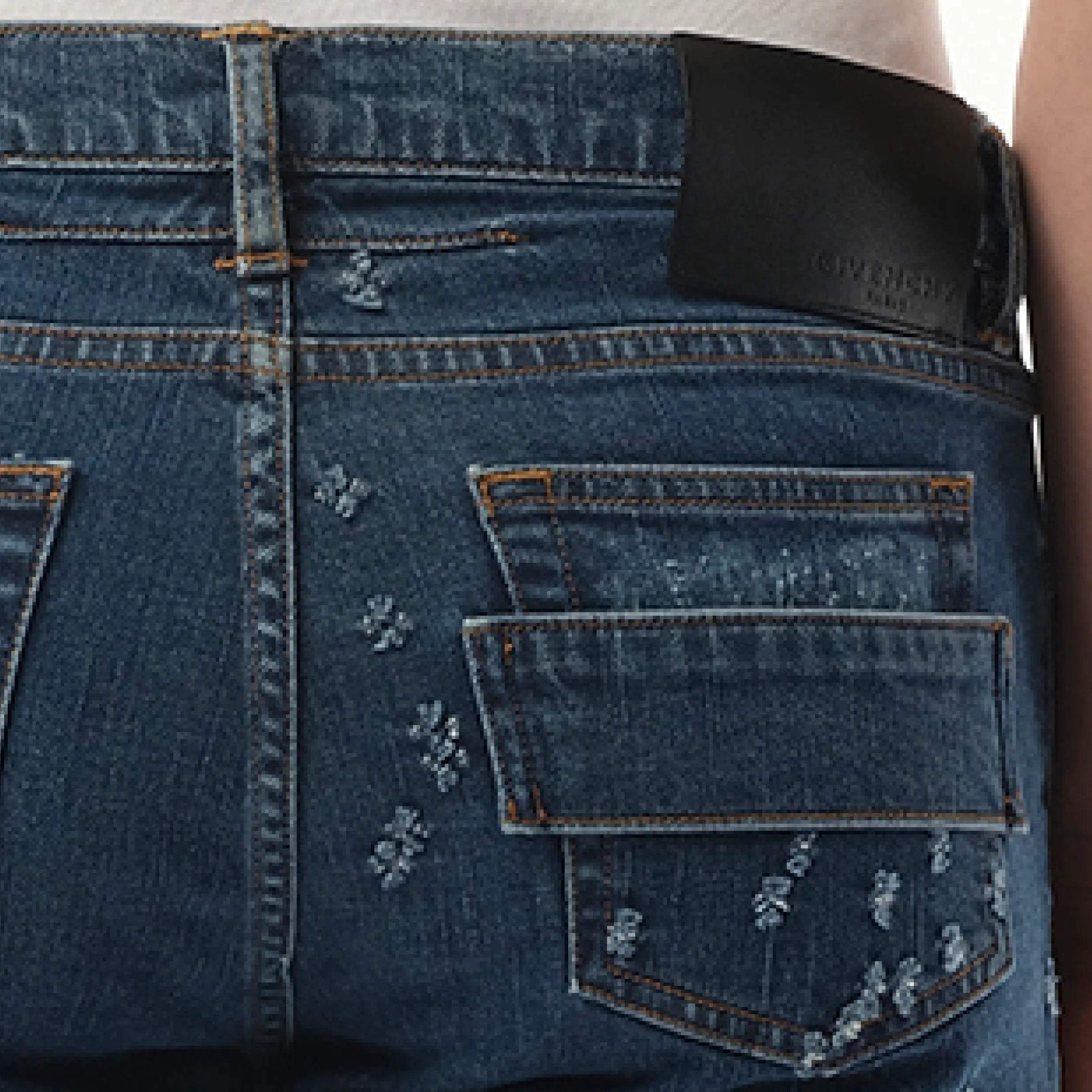 Destroy Jeans in Blue sold by MARAIS product image thumbnail 3