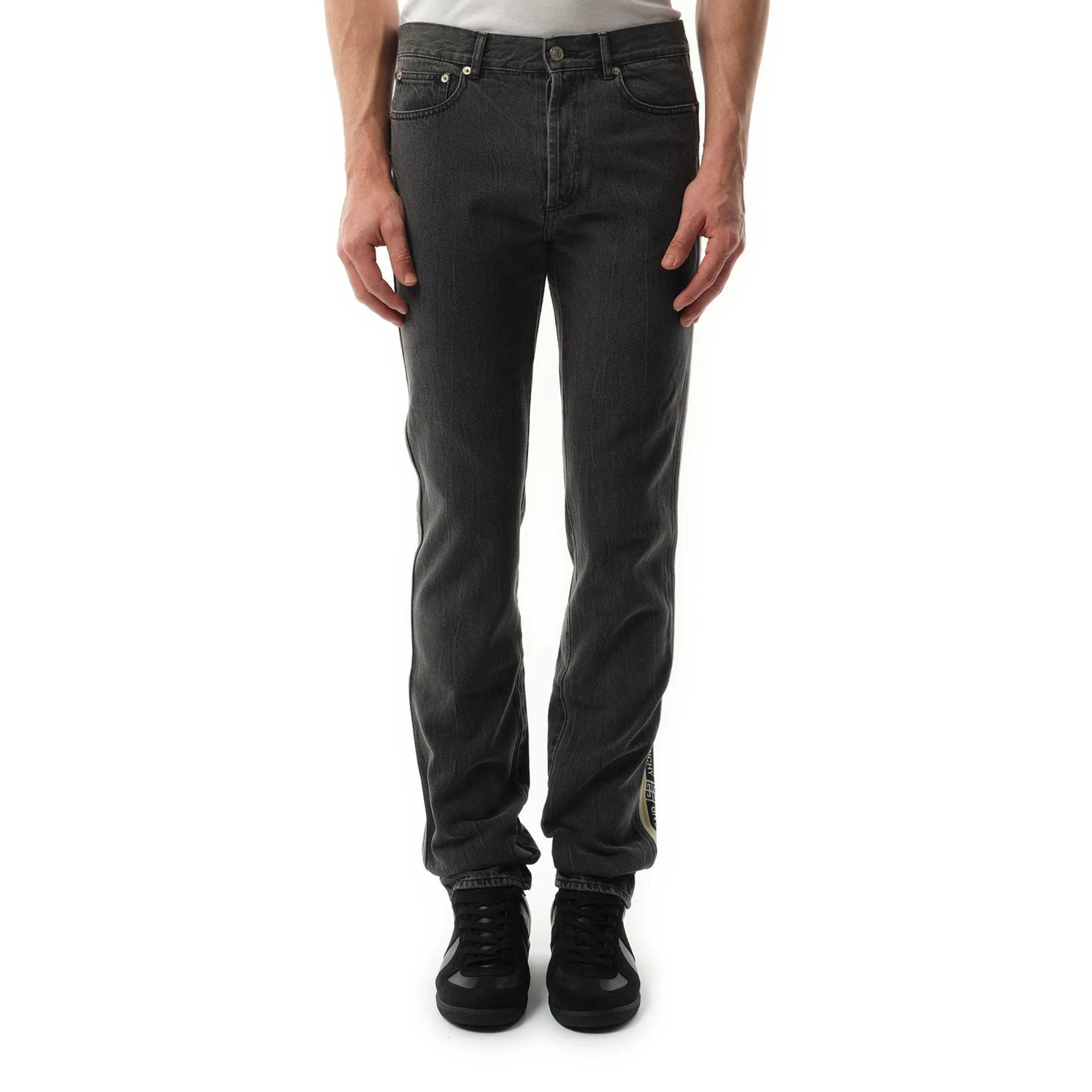 Slim Fit Jeans in Grey sold by MARAIS