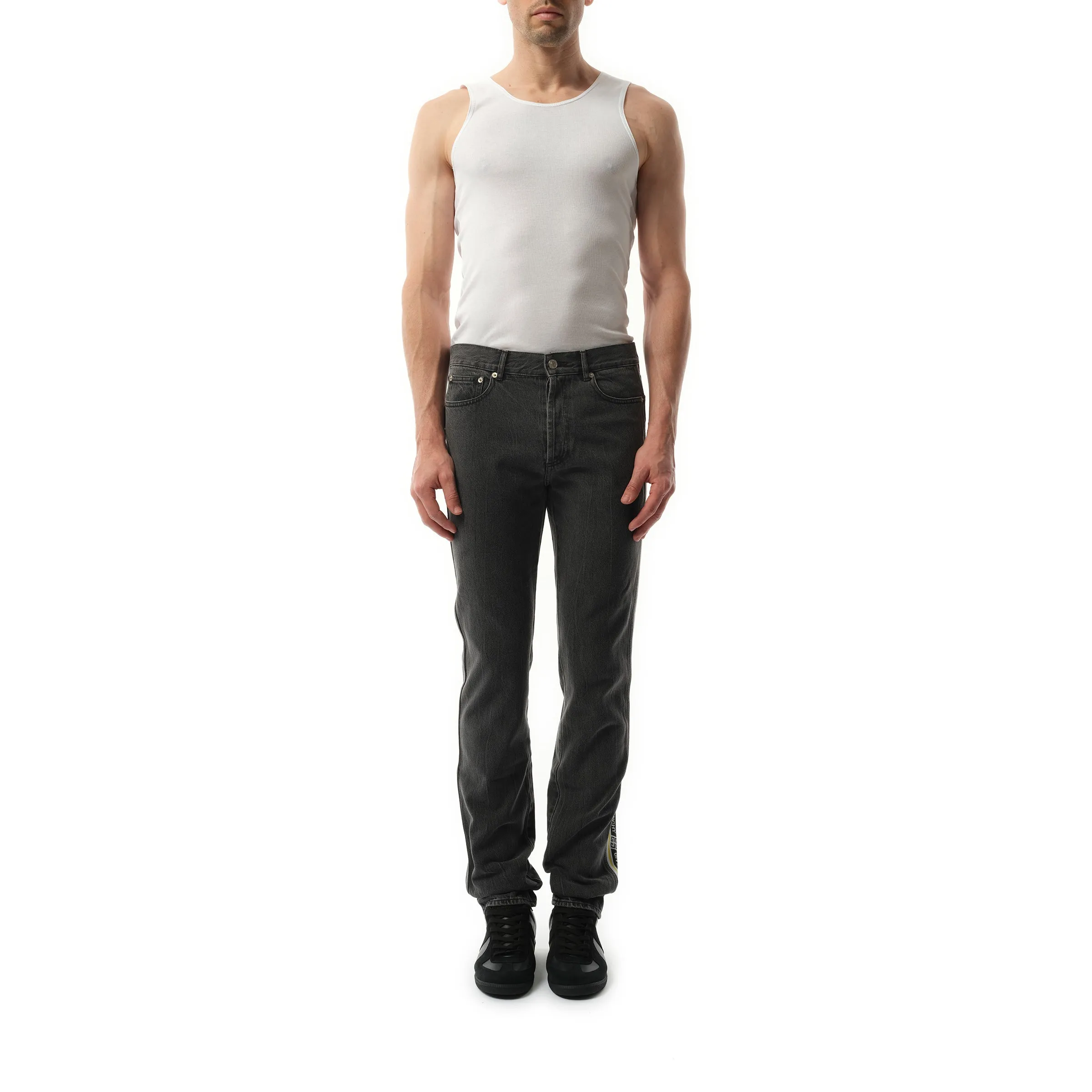 Slim Fit Jeans in Grey sold by MARAIS product image thumbnail 4