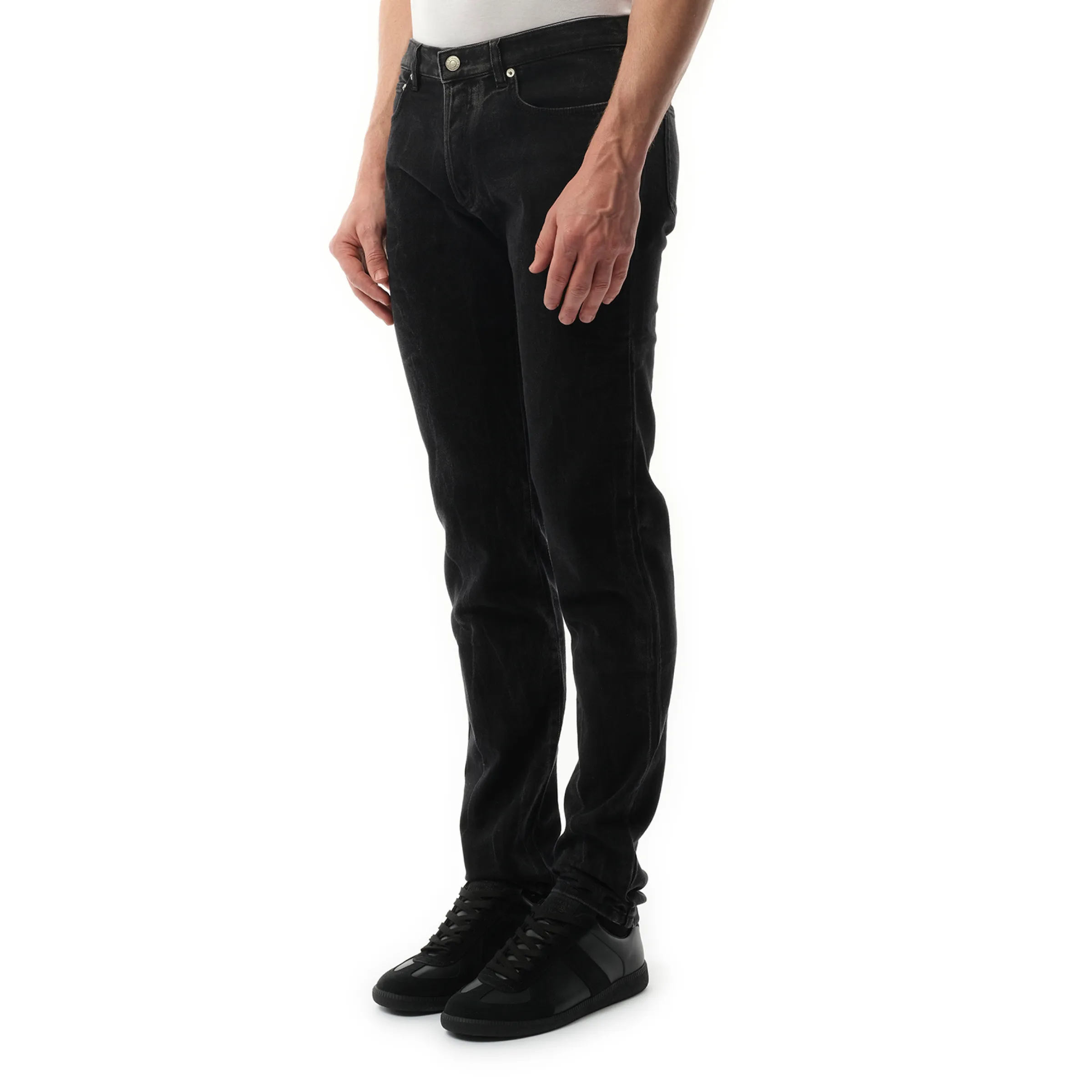 Slim Fit Jeans in Black/Grey sold by MARAIS product image thumbnail 5