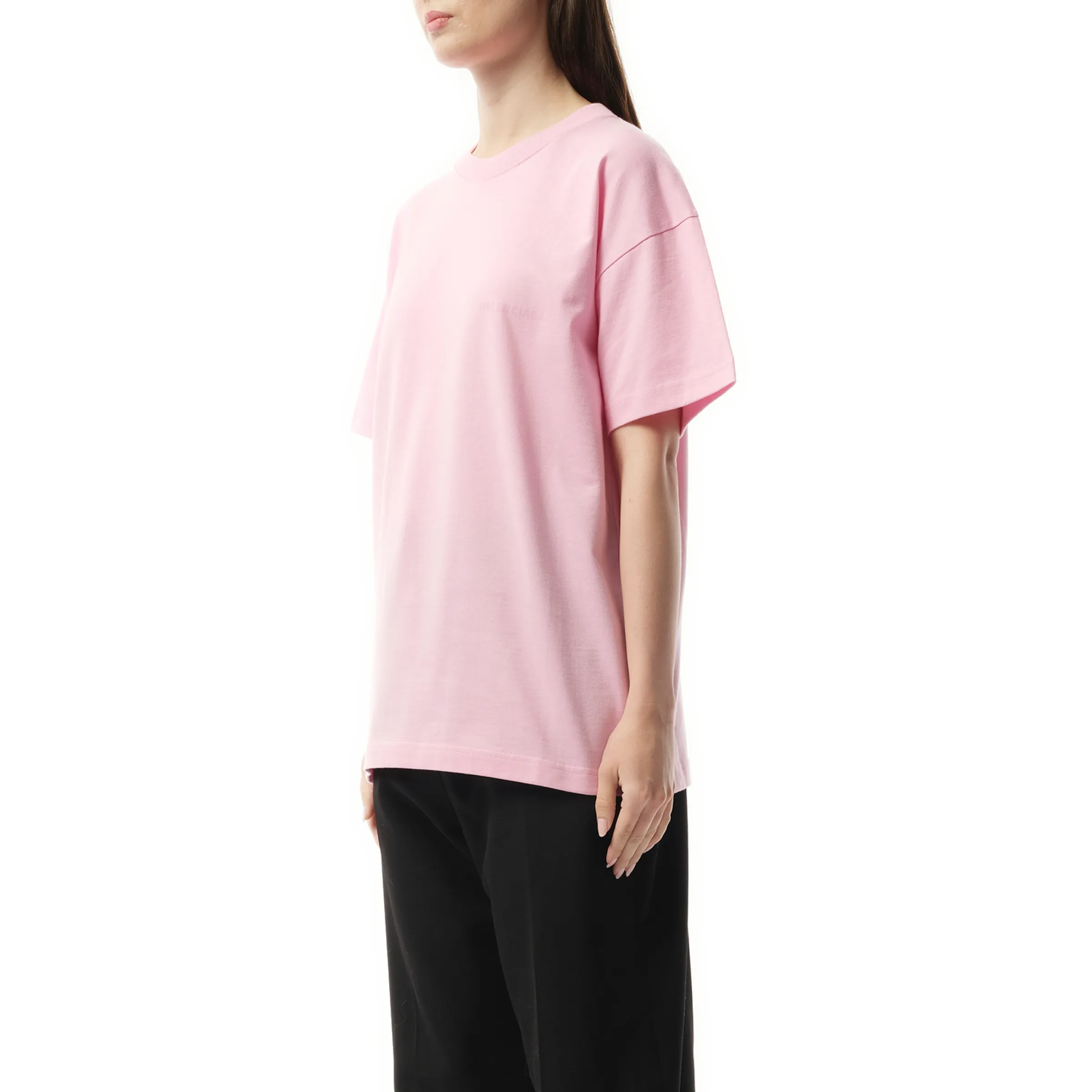 Back Logo Medium Fit T-Shirt in Pink sold by MARAIS product image thumbnail 5