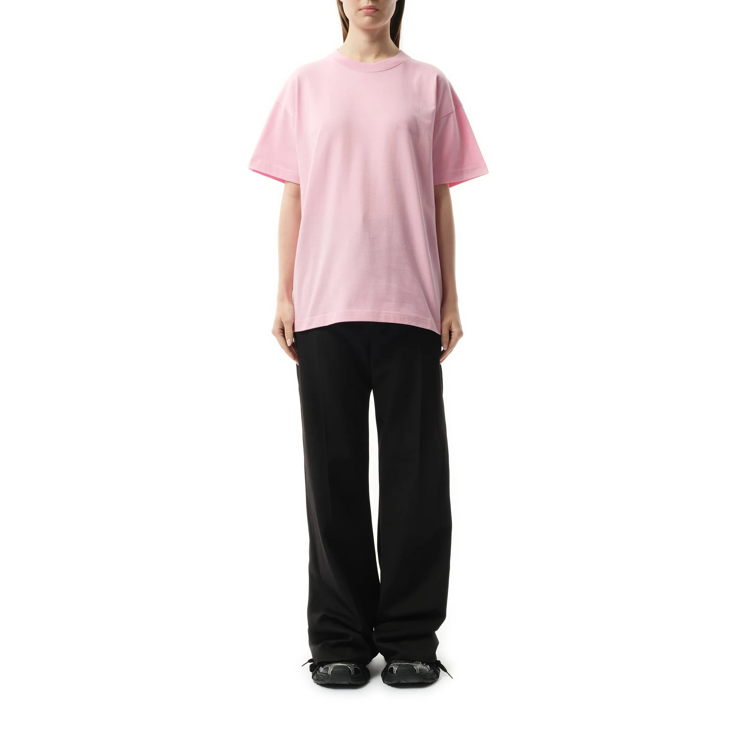 Back Logo Medium Fit T-Shirt in Pink sold by MARAIS product image thumbnail 4