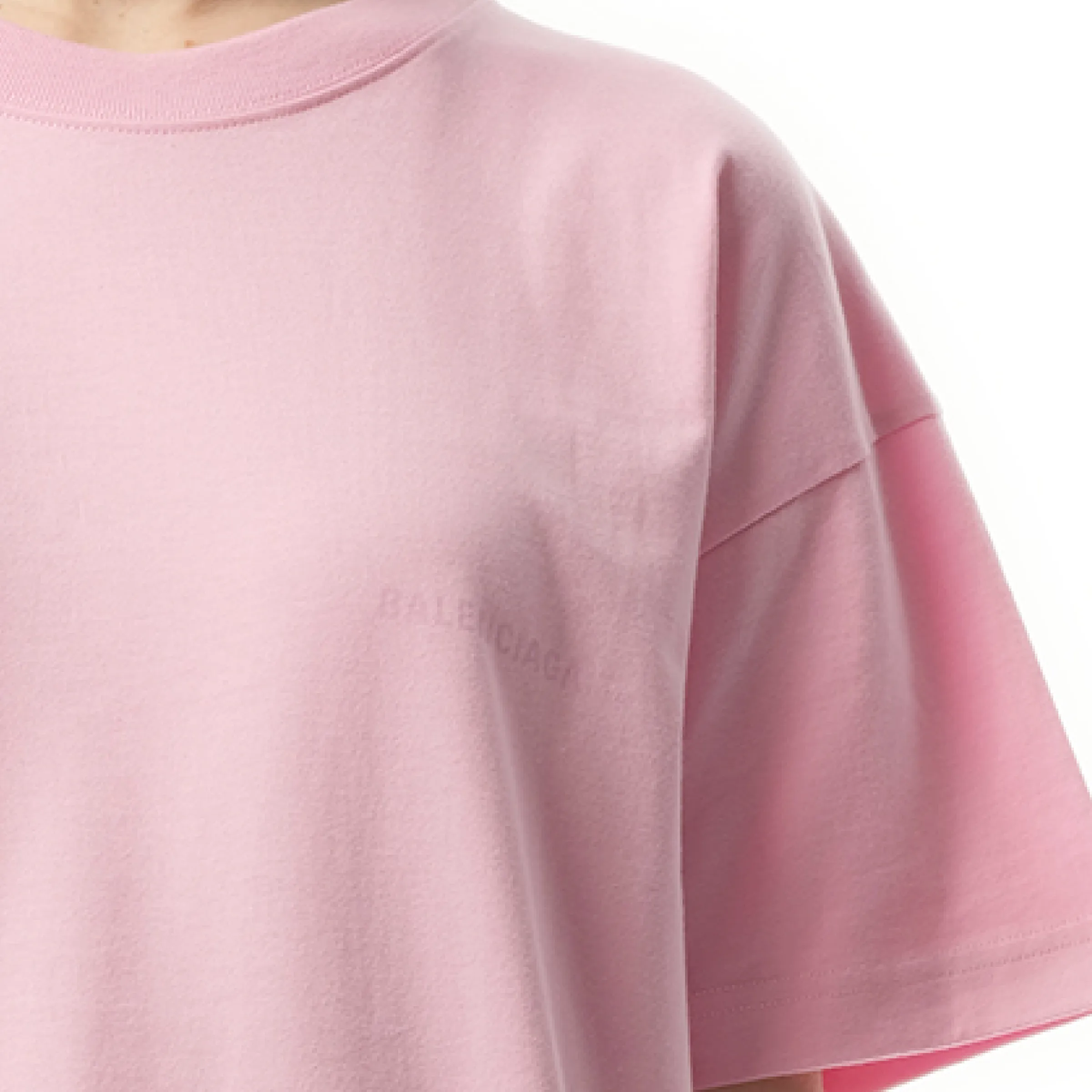 Back Logo Medium Fit T-Shirt in Pink sold by MARAIS product image thumbnail 2