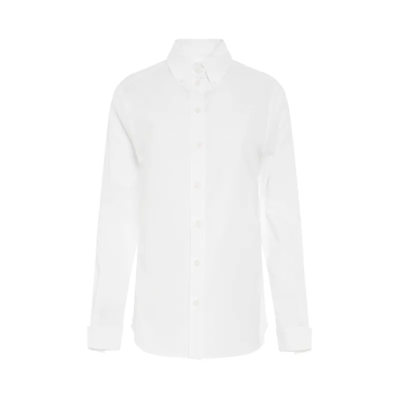 Organic Classic Poplin Shirt in White sold by MARAIS