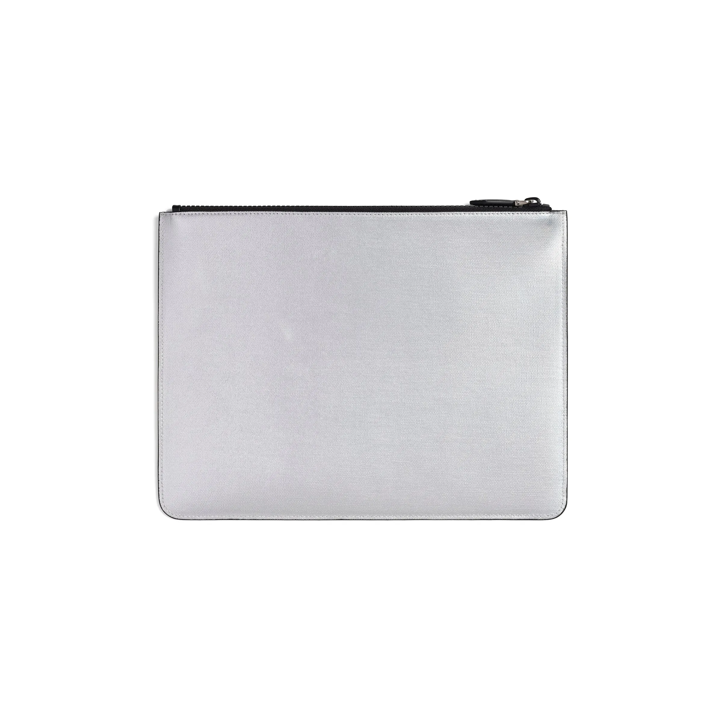 Classic Large Zipped Pouch in Silver sold by MARAIS product image thumbnail 2