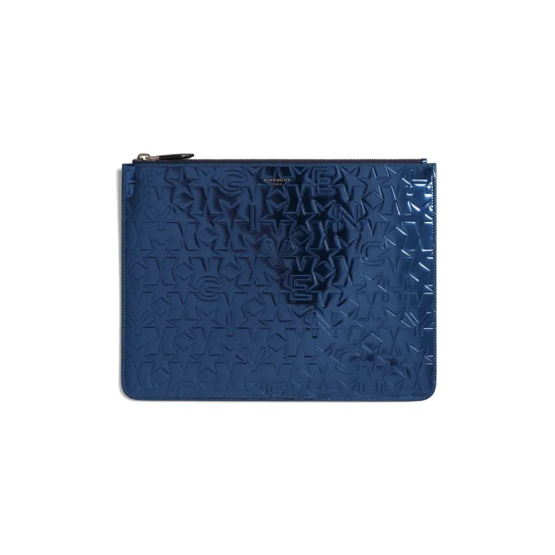 Classic Large Zipped Pouch in Blue sold by MARAIS