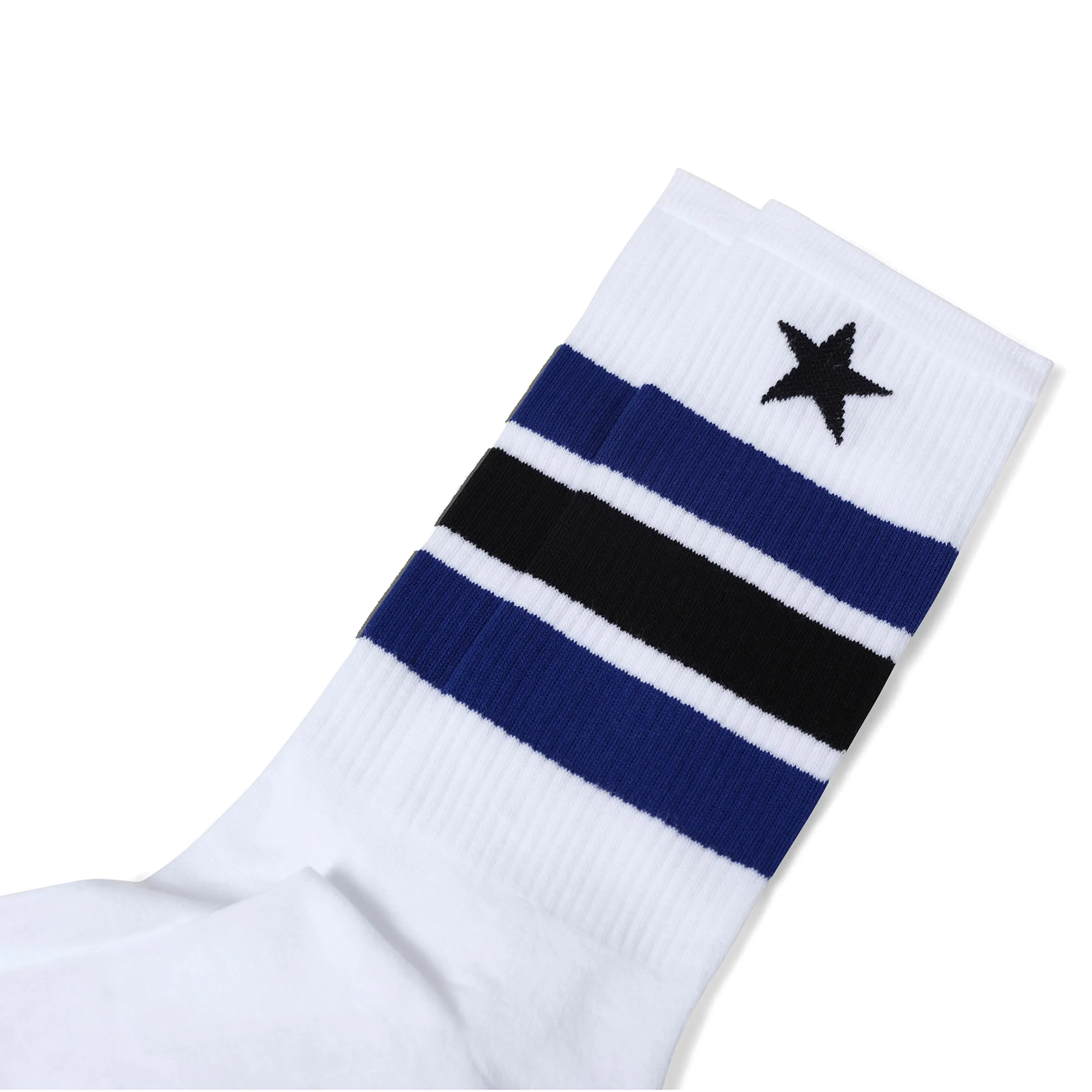 Star Socks in White/Blue sold by MARAIS product image thumbnail 2