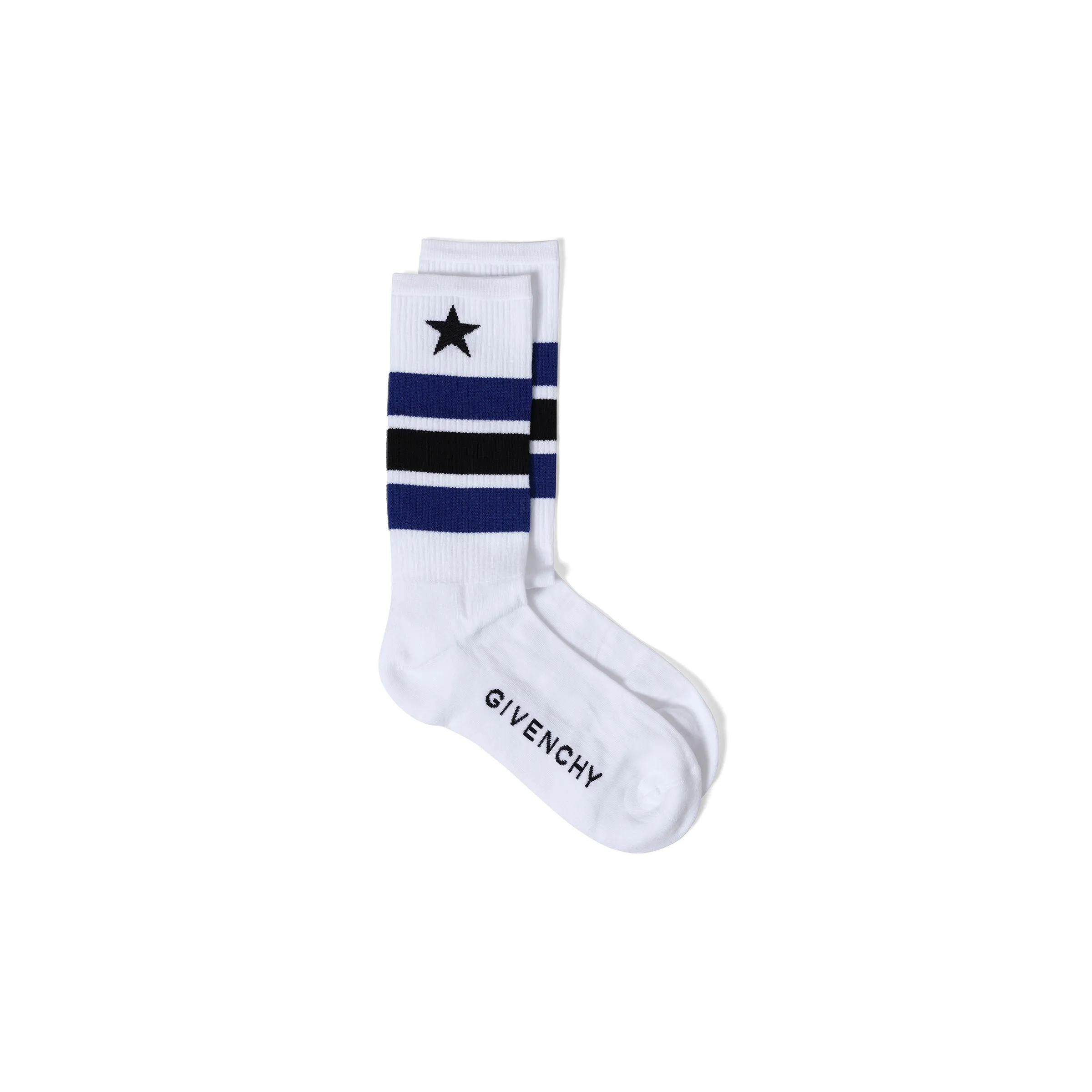 Star Socks in White/Blue sold by MARAIS product image thumbnail 3