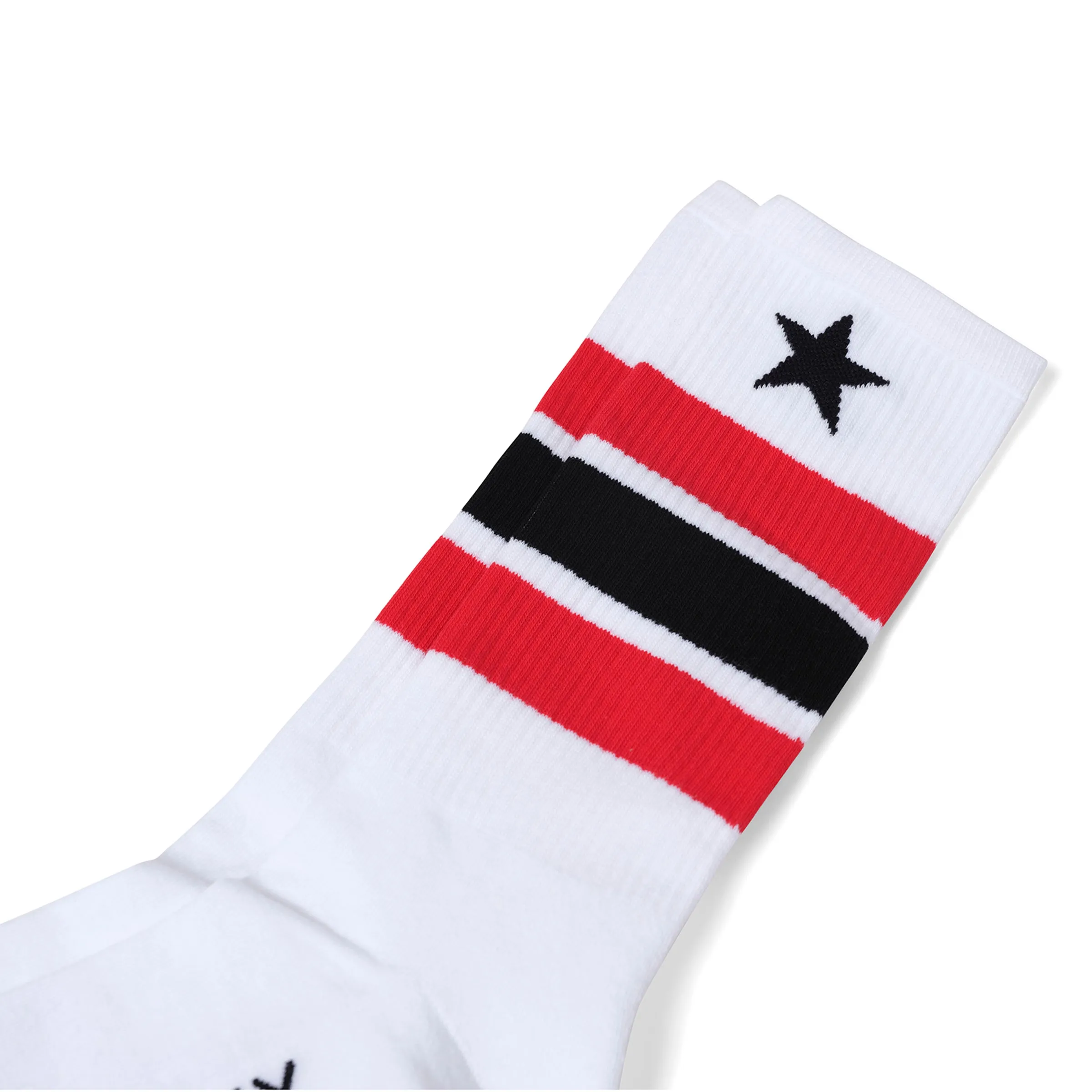 Star Socks in White/Red sold by MARAIS product image thumbnail 2