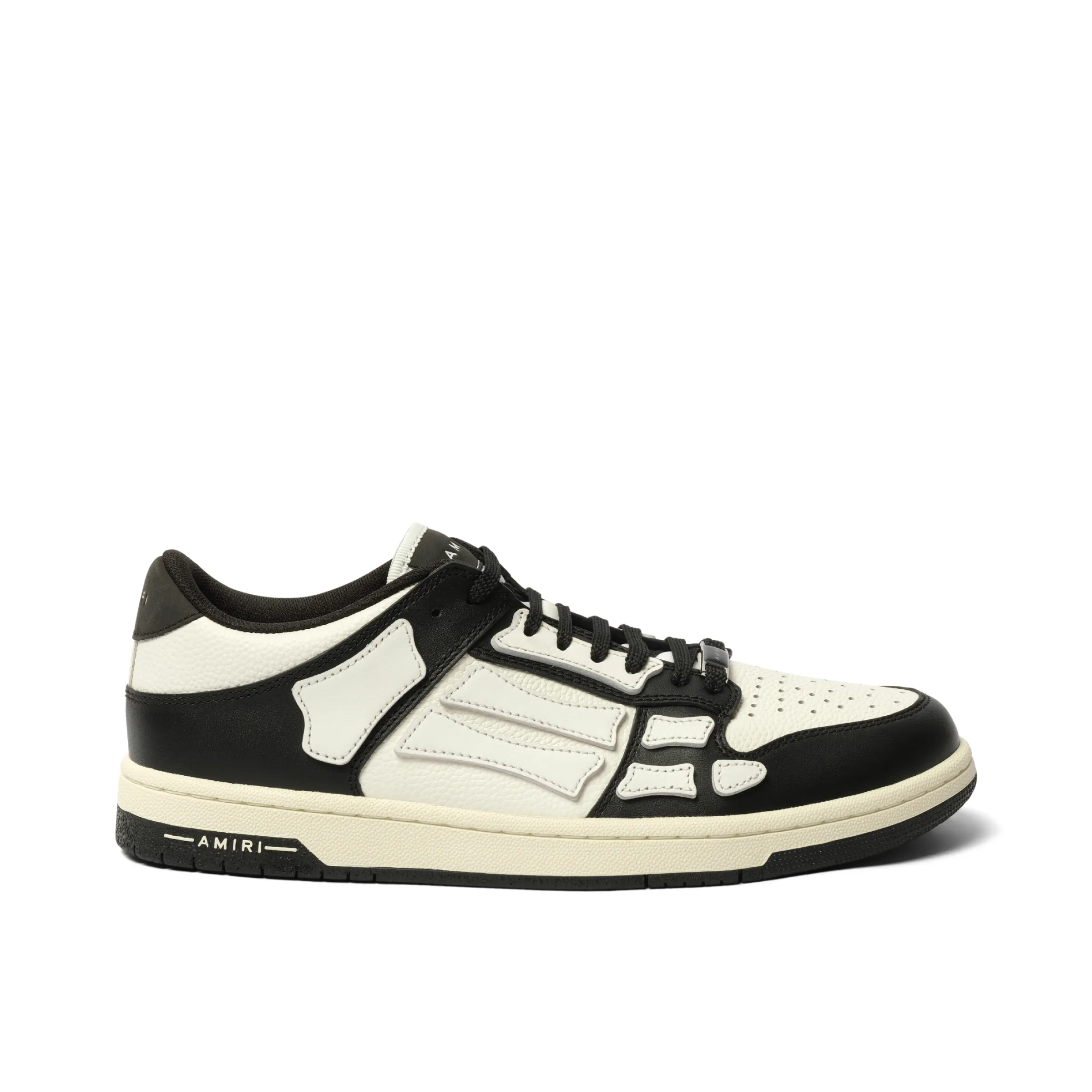 Skeleton Top Low Sneaker in Black/White sold by MARAIS