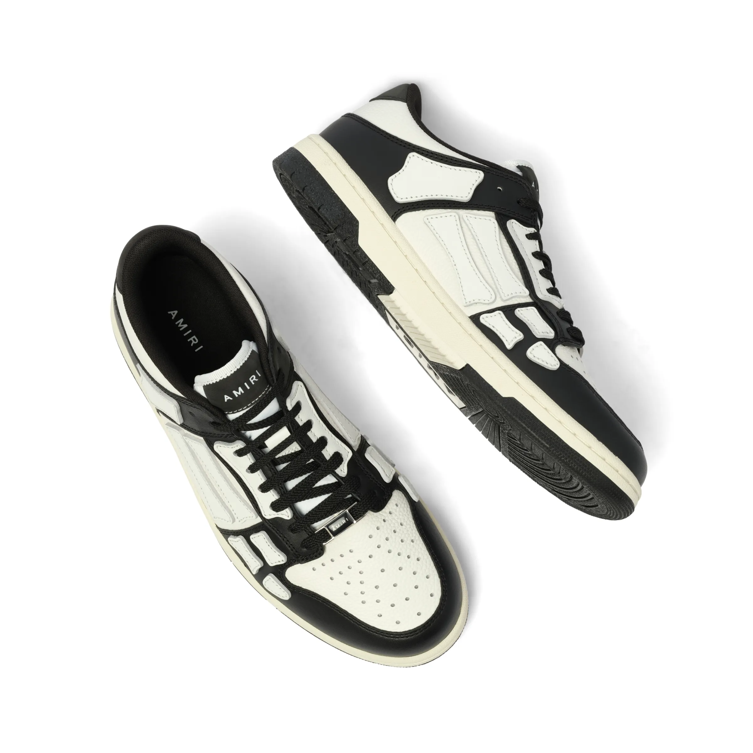 Skeleton Top Low Sneaker in Black/White sold by MARAIS product image thumbnail 4