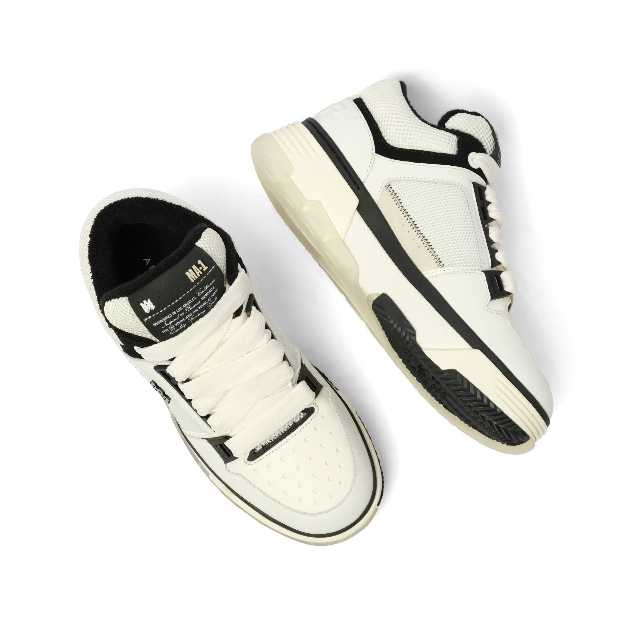 MA-1 Sneaker in White/Black sold by MARAIS product image thumbnail 4