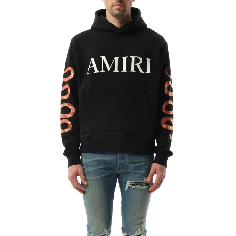 Amiri Snake Hoodie in Black sold by MARAIS