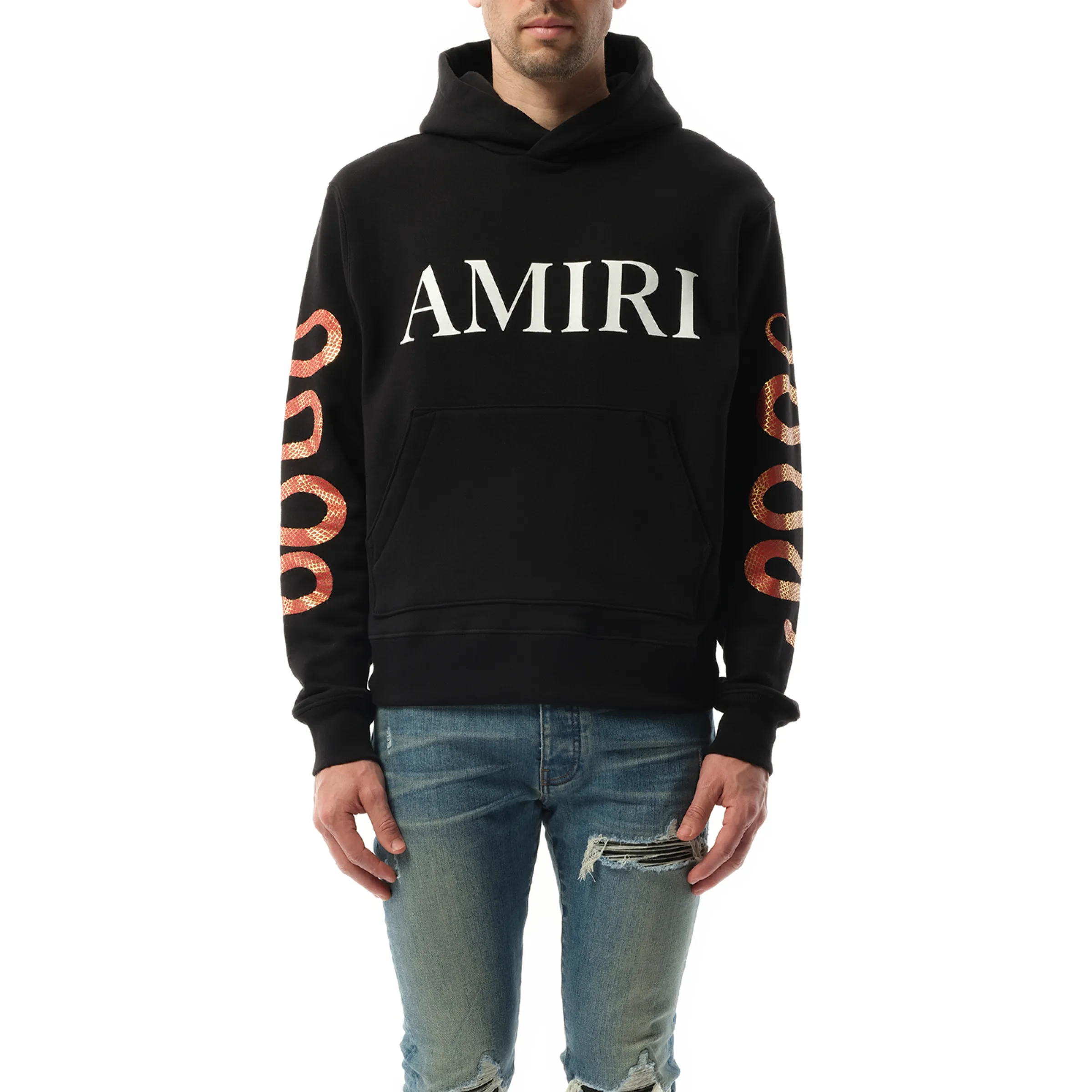 Amiri Snake Hoodie in Black sold by MARAIS