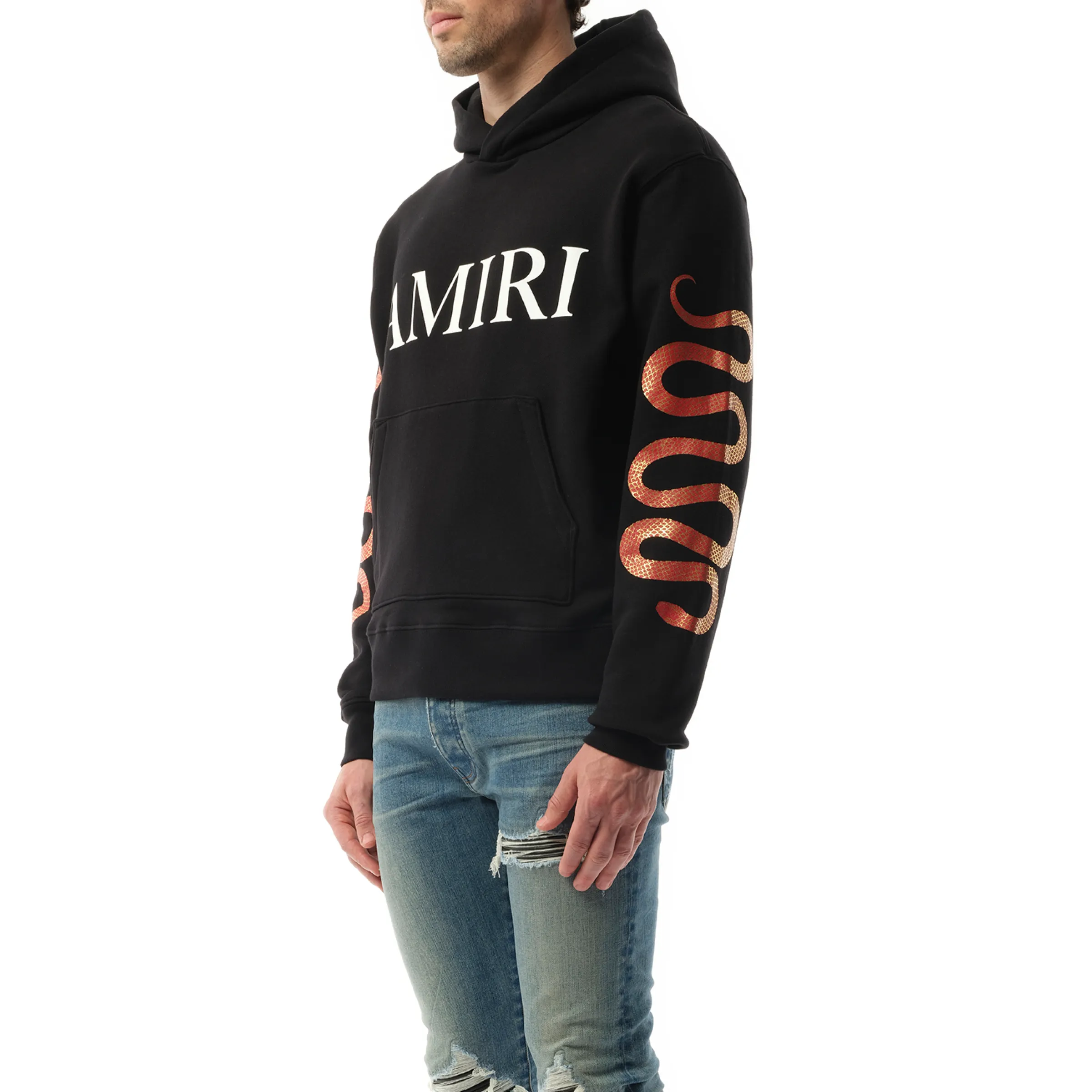 Amiri Snake Hoodie in Black sold by MARAIS product image thumbnail 5