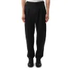 Pleated Tapered Pants in Black sold by MARAIS