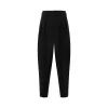 Pleated Tapered Pants in Black sold by MARAIS