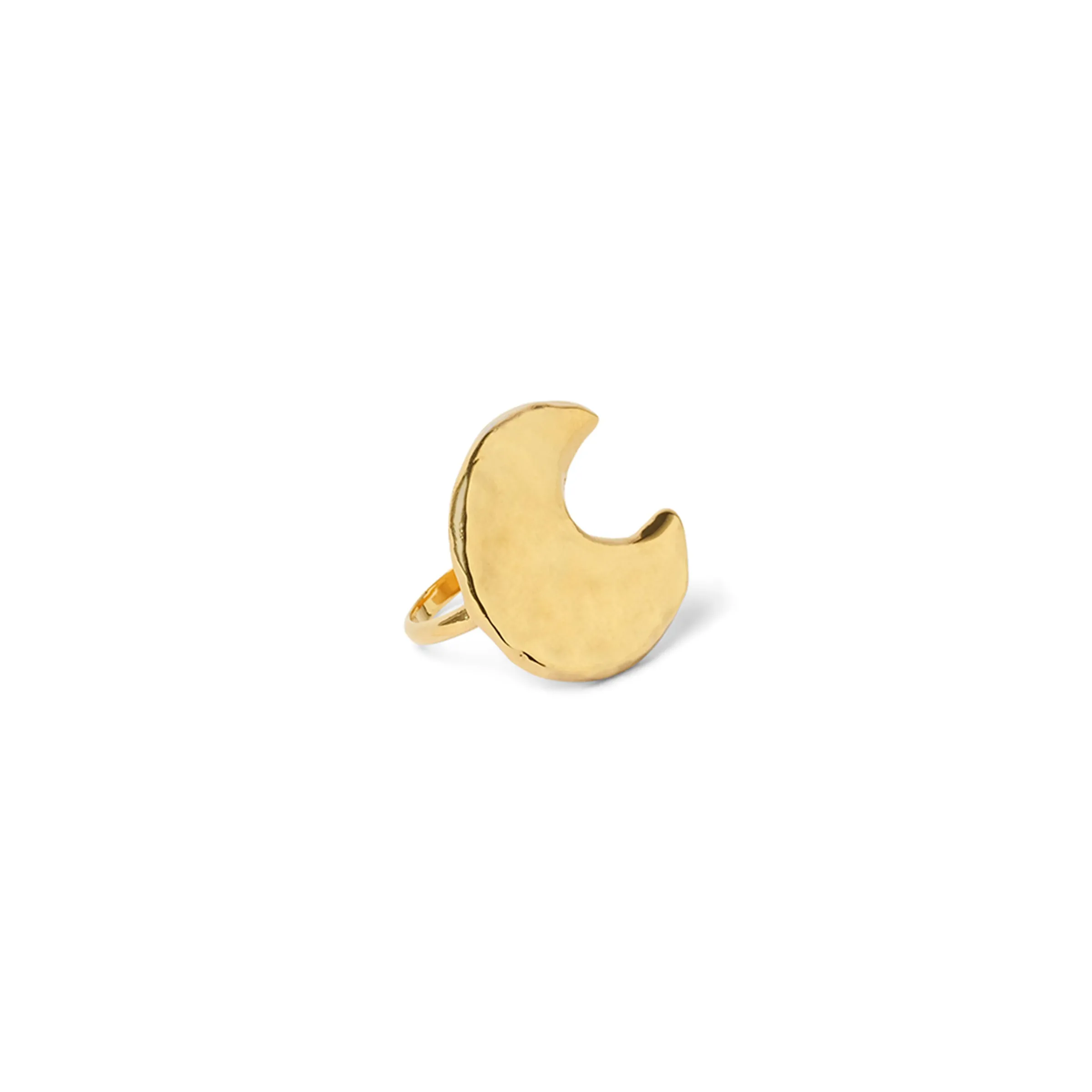 Astral Moon Ring in Gold sold by MARAIS