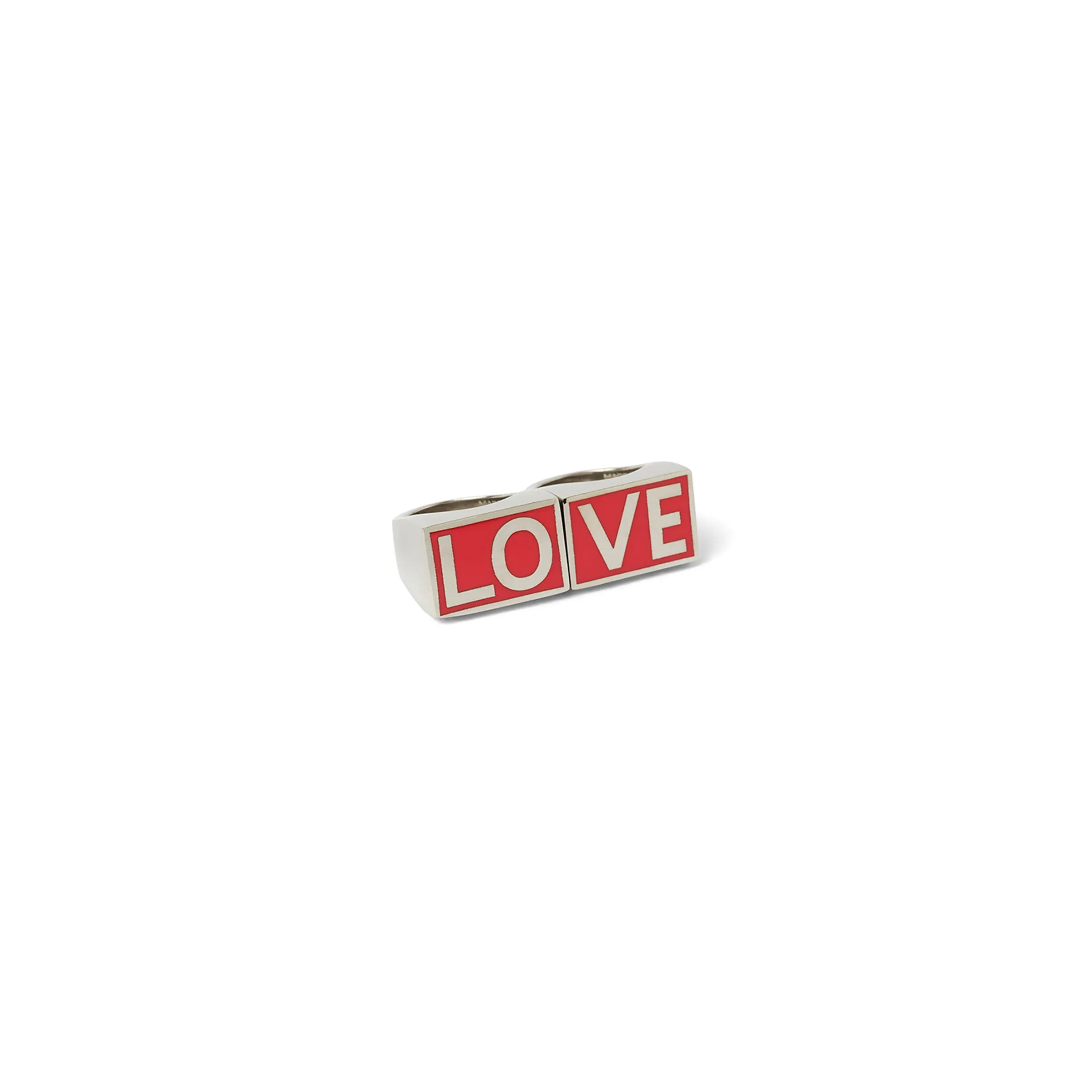 2 Love Rings in Red sold by MARAIS