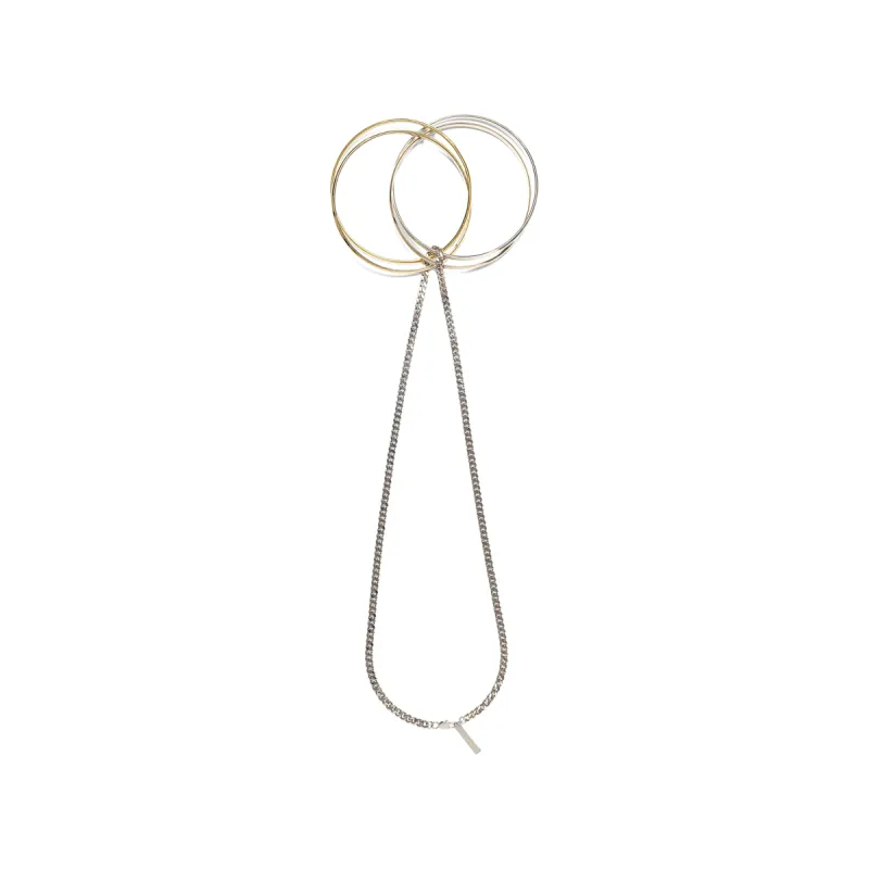 Multi-Ring Necklace in Gold made by Givenchy