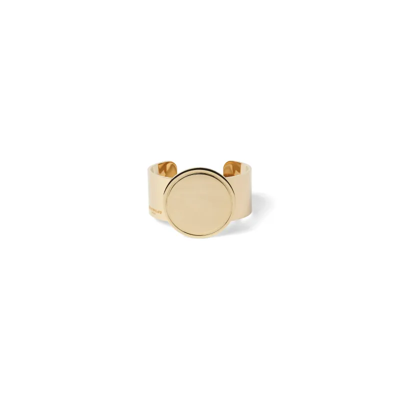 S Round Bracelet in Gold sold by MARAIS