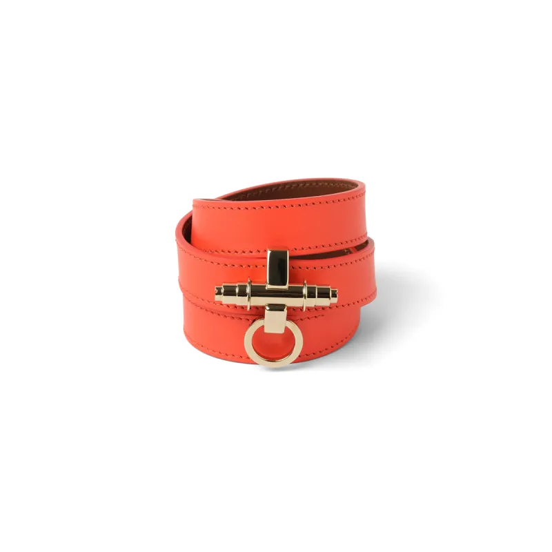 2 Row Obsedia Bracelet in Orange sold by MARAIS