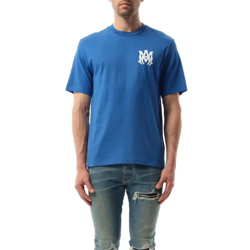 MA Core Logo T-Shirt in Blue sold by MARAIS