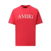 Amiri Core Logo T-Shirt in Red sold by MARAIS