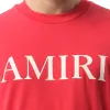 Amiri Core Logo T-Shirt in Red sold by MARAIS